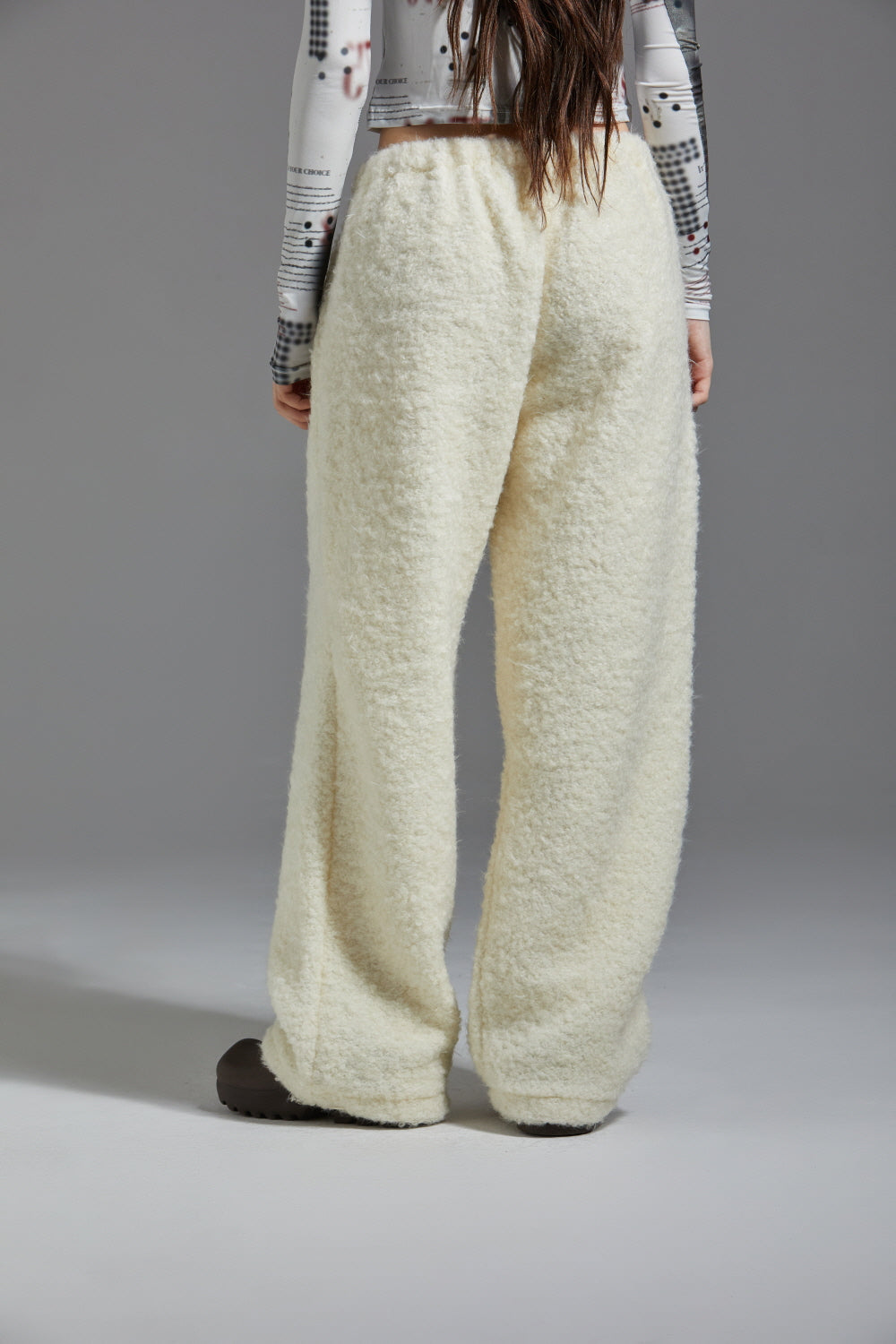 TERRY WOOL PANTS