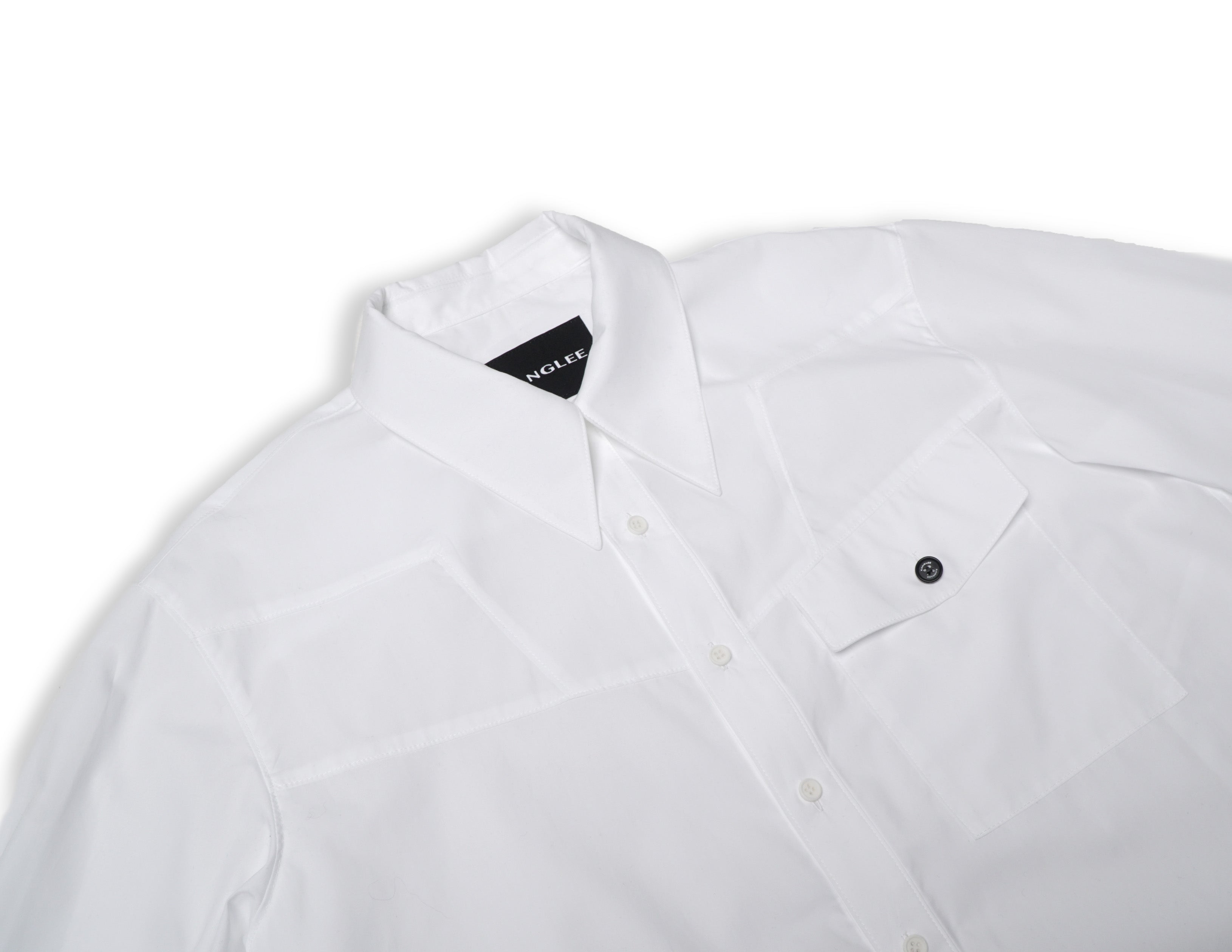 K.A.F PANEL SHIRT IN COTTON WH