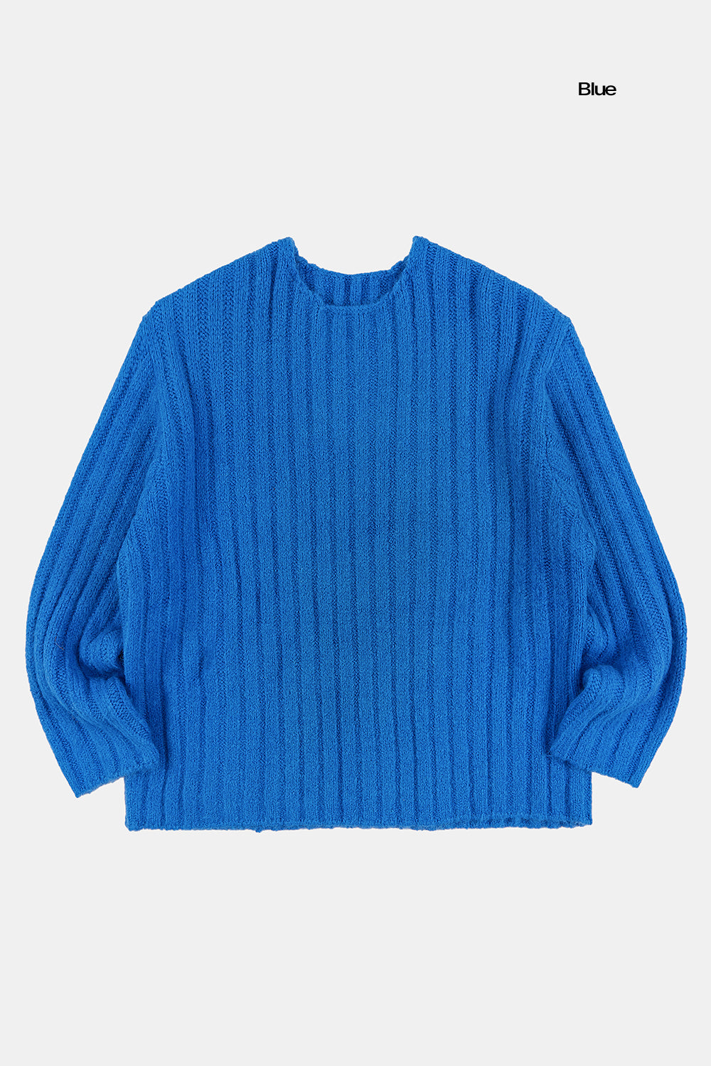 Raven wool ribbed crop knit