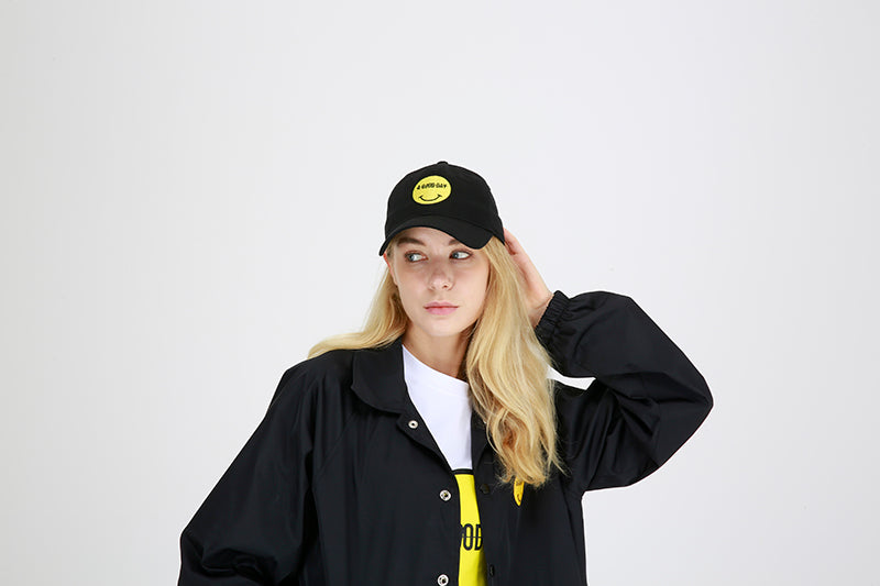 SMILE LOGO BALLCAP (BLACK)