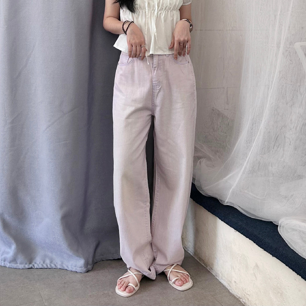 025 COLOR LINEN WIDE PANTS