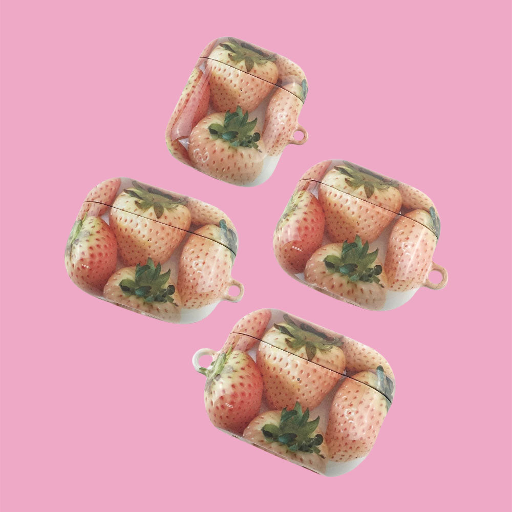 Pale Strawberry Airpod Case