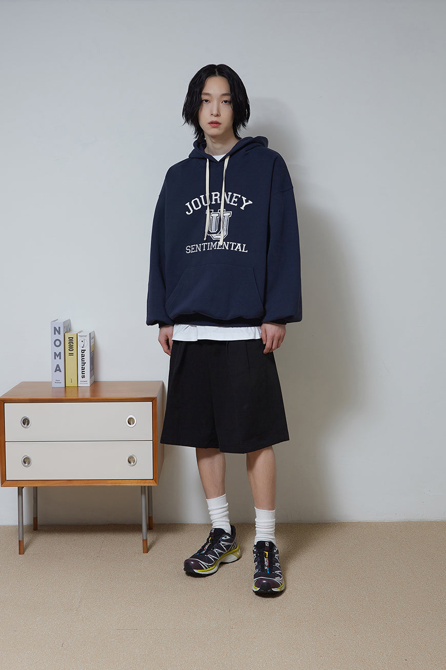 Sentimental Logo Hoodie (Navy)