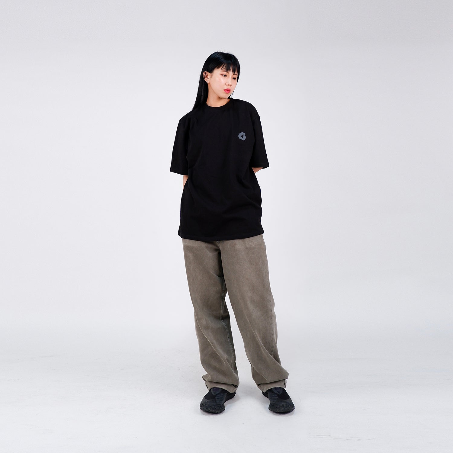 GOOFOFF MAIN LOGO TEE - ( Black - Gray )