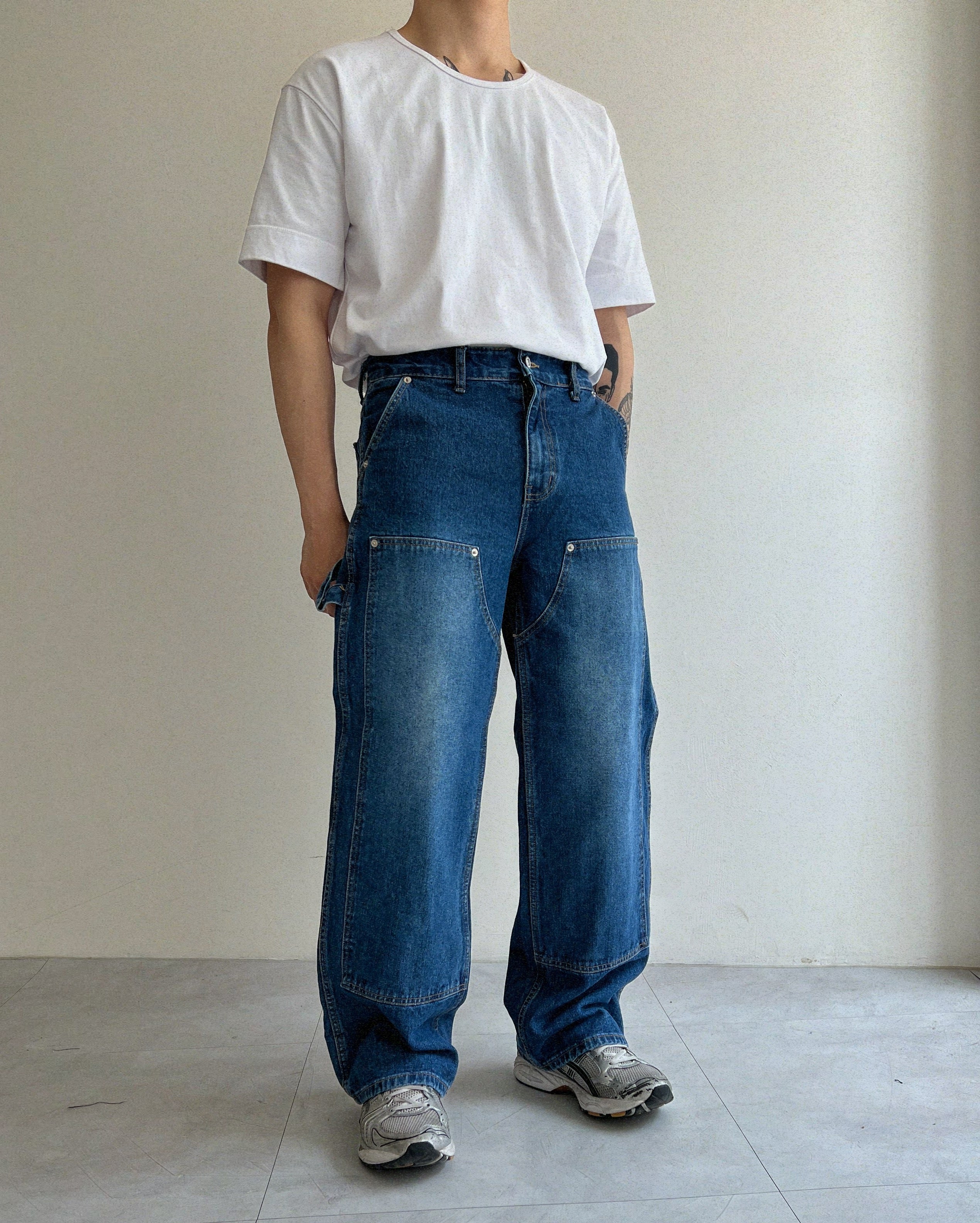 carpet denim pants(2colors)