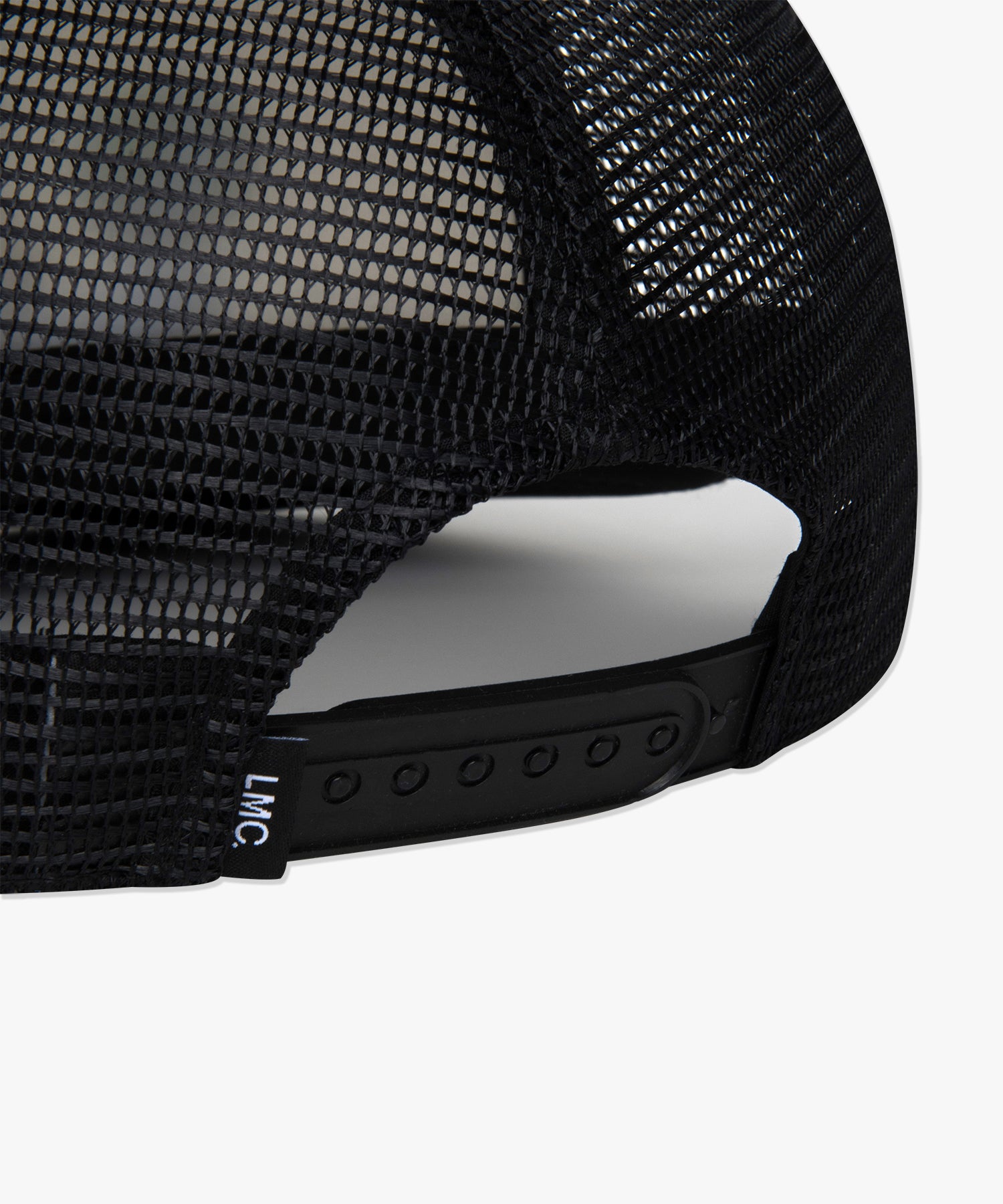 3D BEAR MESH CAP - BLACK