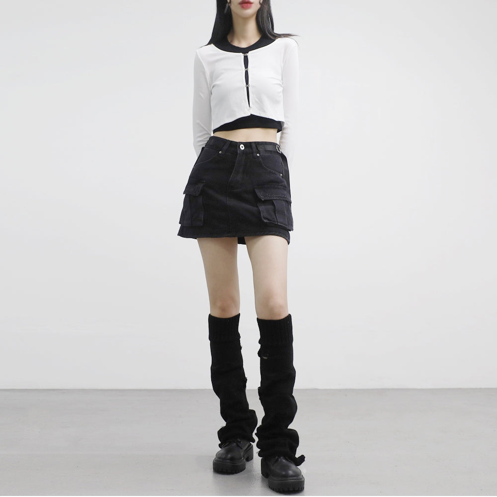 バーティベルテッドカーゴスカート/Bertie Belted Cargo Skirt