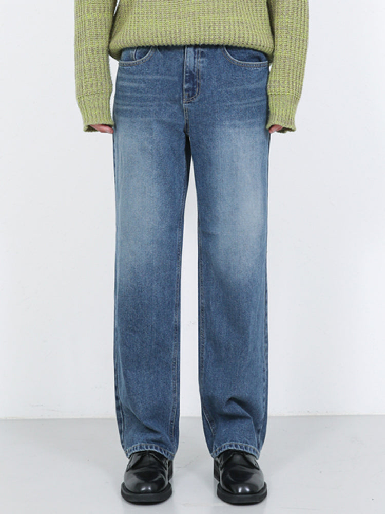 M190 CAT WIDE DENIM PANTS