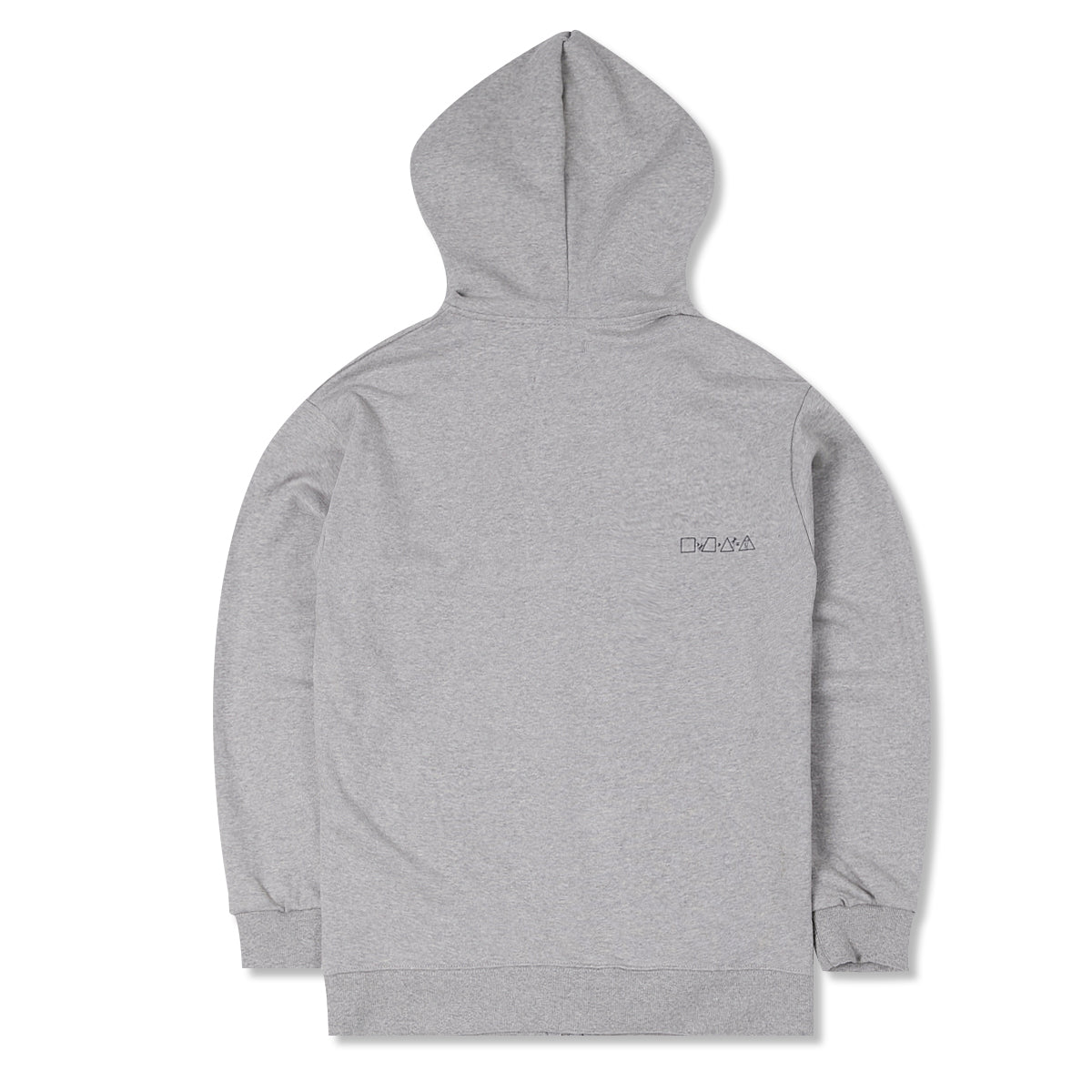 25P SENSE LOGO HOOD ZIP UP_GRAY