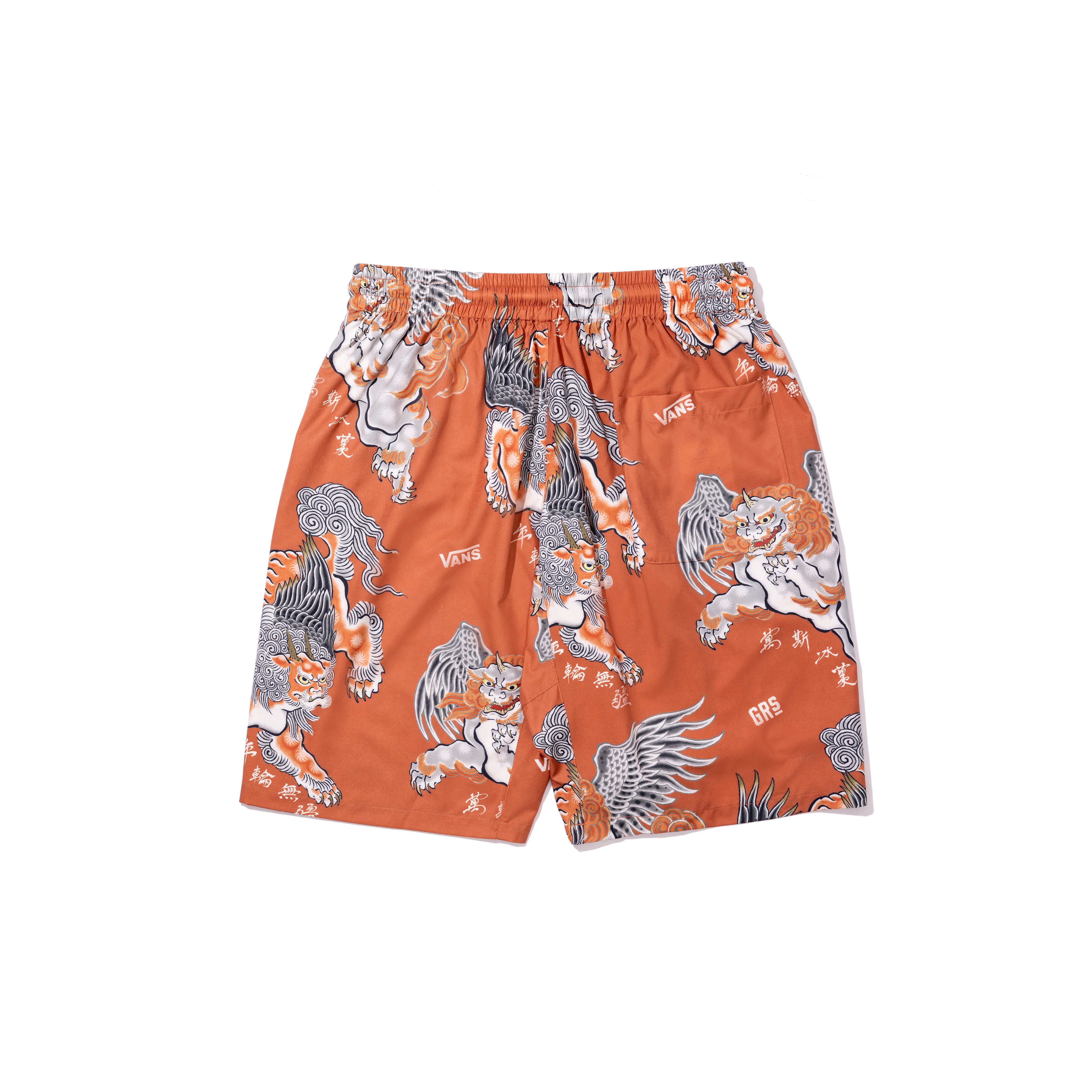 GRS X VANS Pixiu Overprint Shorts