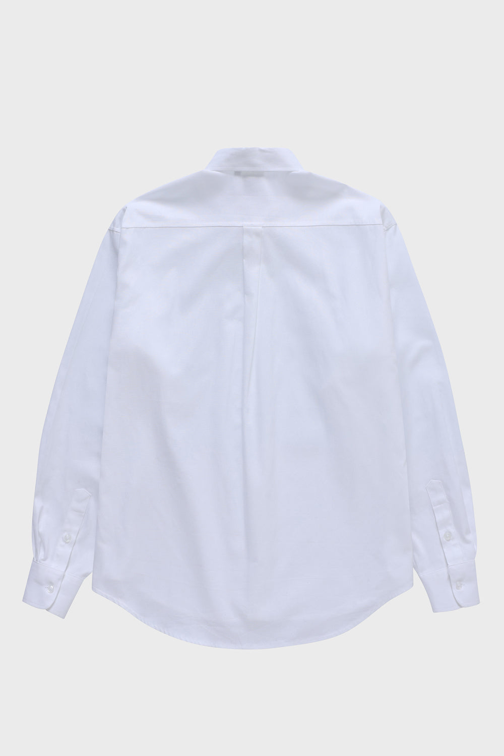 Cワッペン ロングスリーブ オックスフォードシャツ・ホワイト［ユニセックス］ / C Patch Unisex White Oxford Shirt
