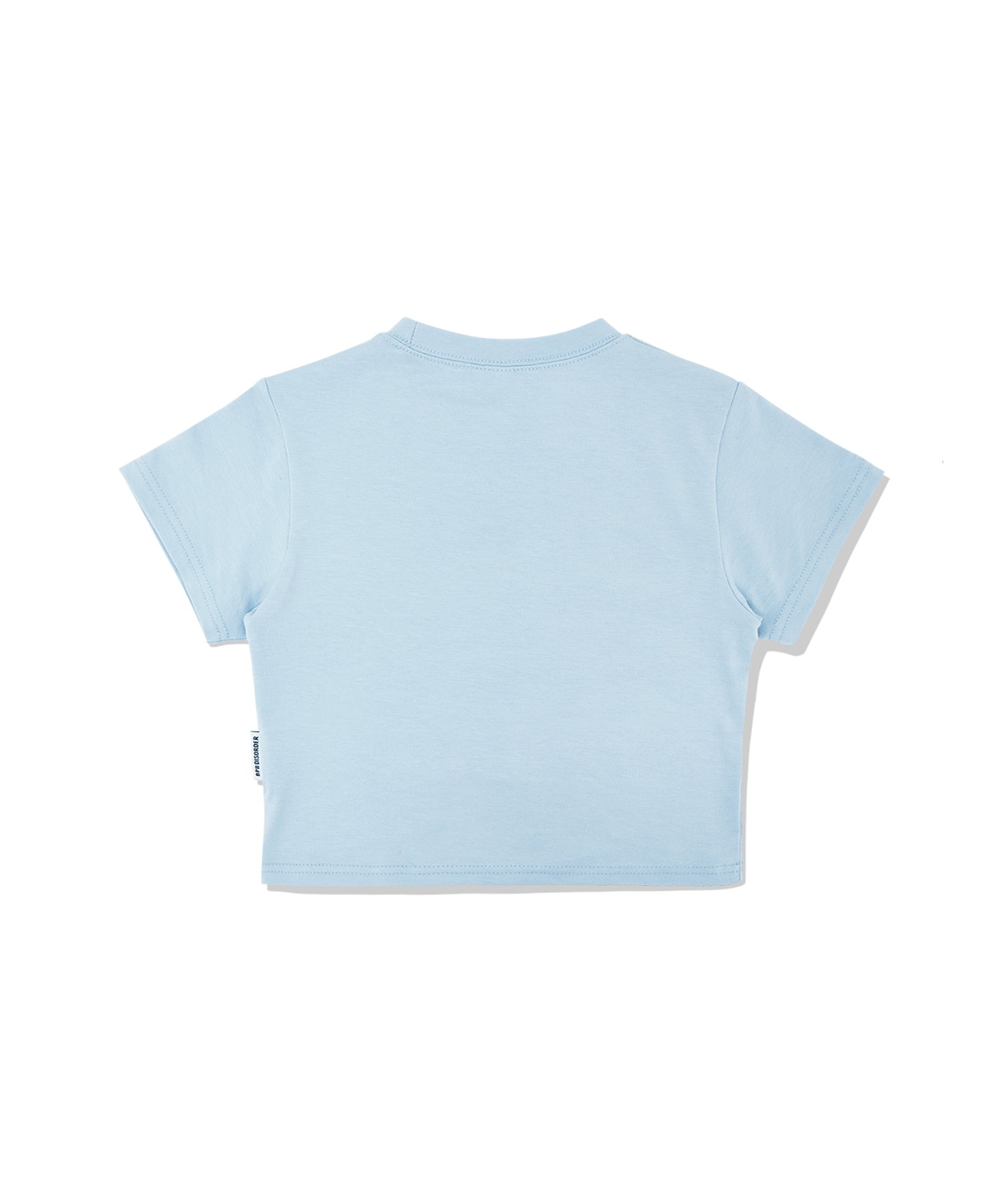 SIGNATURE LOGO CROP TEE SKY BLUE