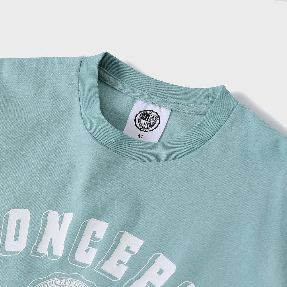 Classic Big Logo Crew Neck Mint Unisex T-shirt