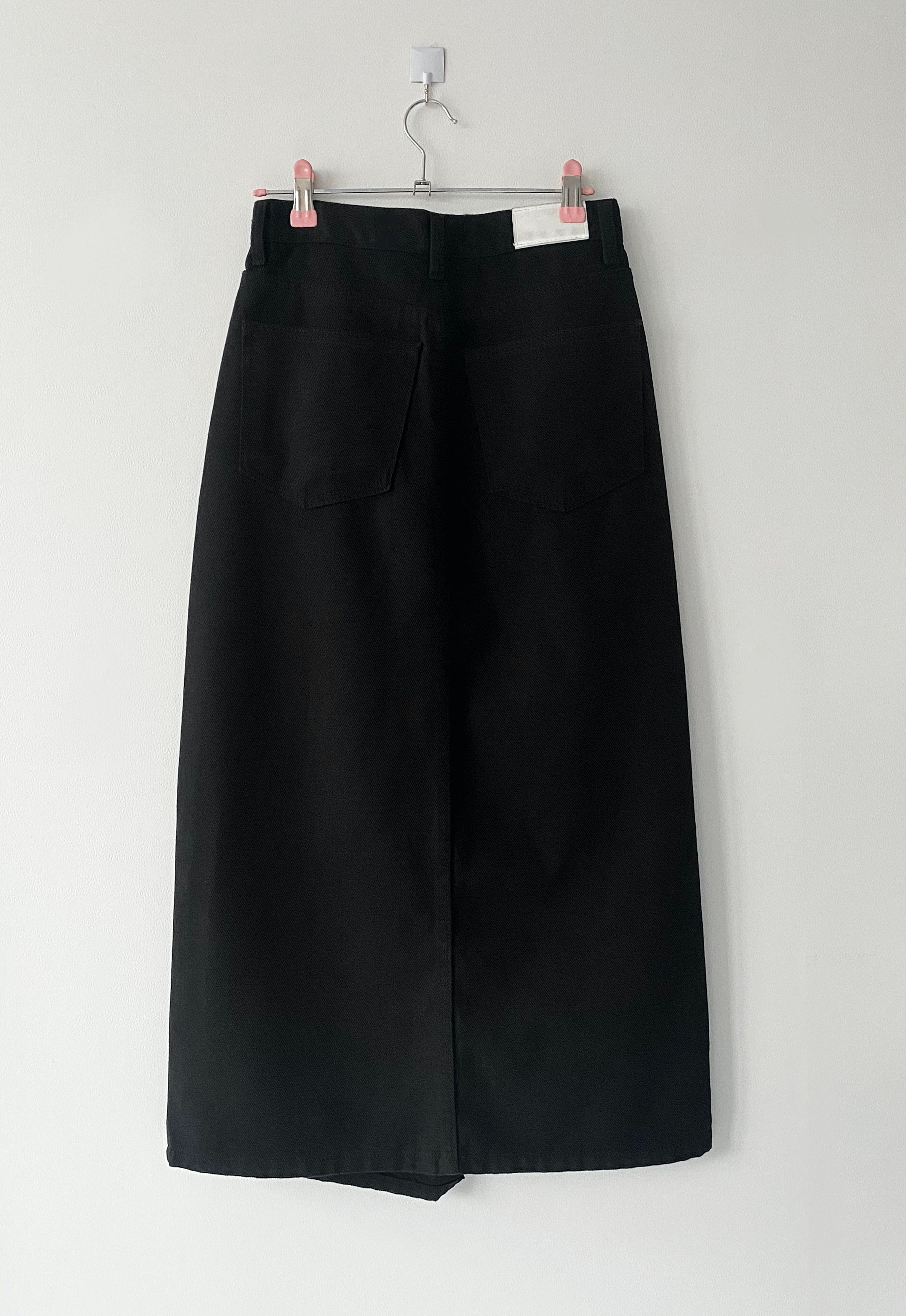 Vintage diagonal long skirt