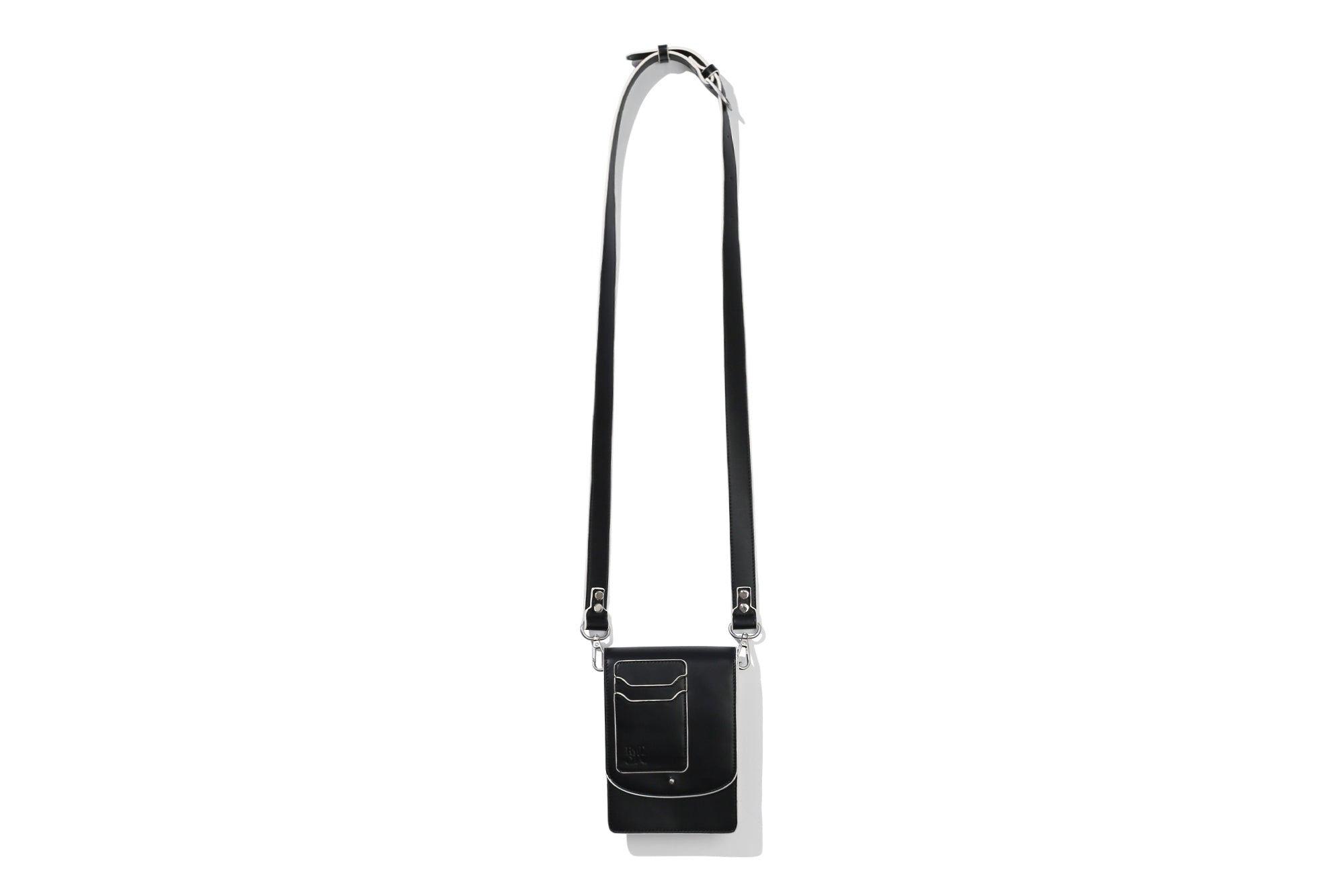 RECENT LOGO CROSS BAG_BLACK