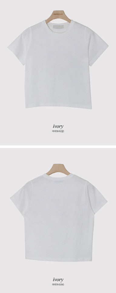 MR Basic Solid Short Sleeve T-Shirt (8color)