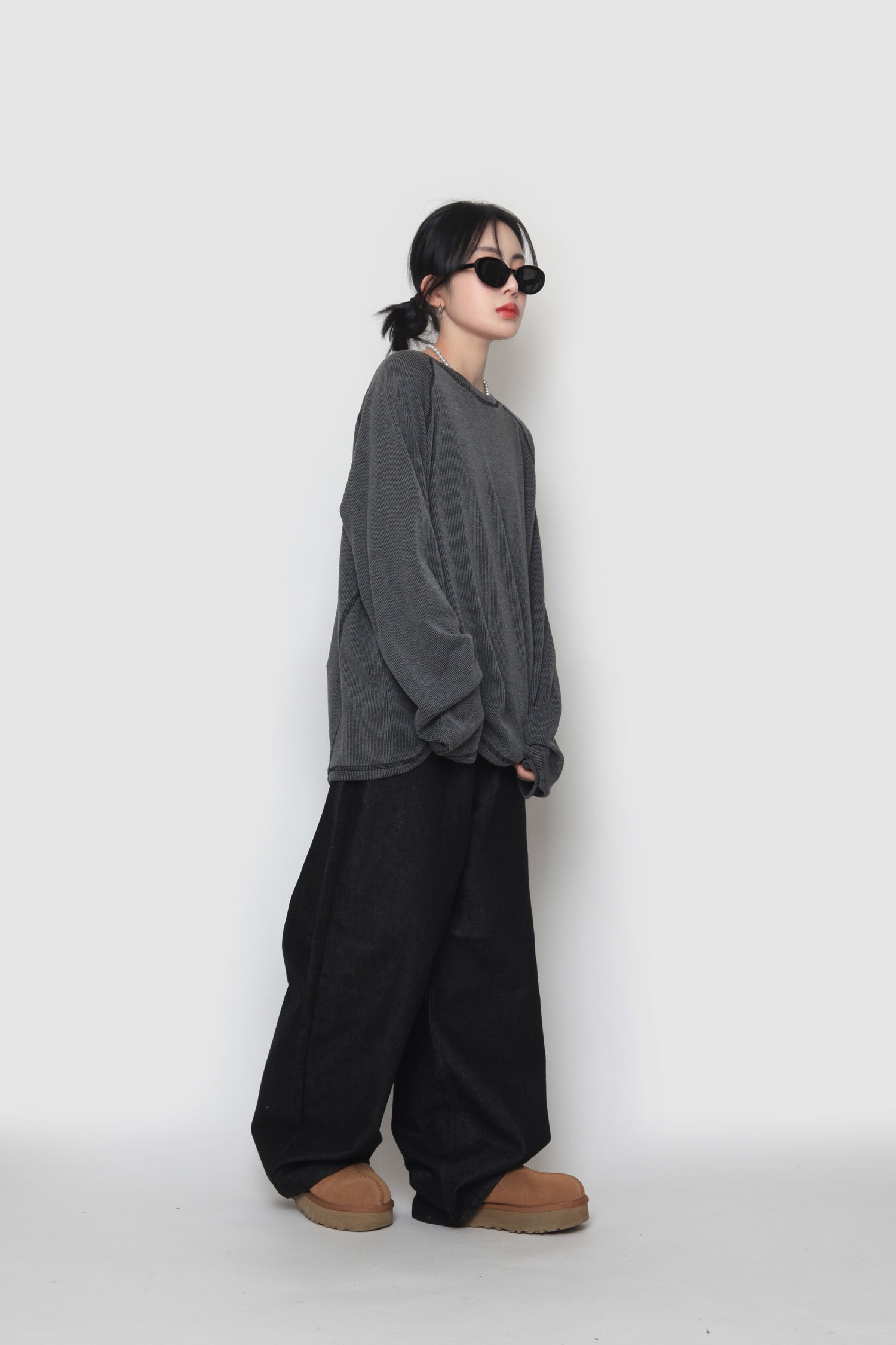 Beazy snap raw pants