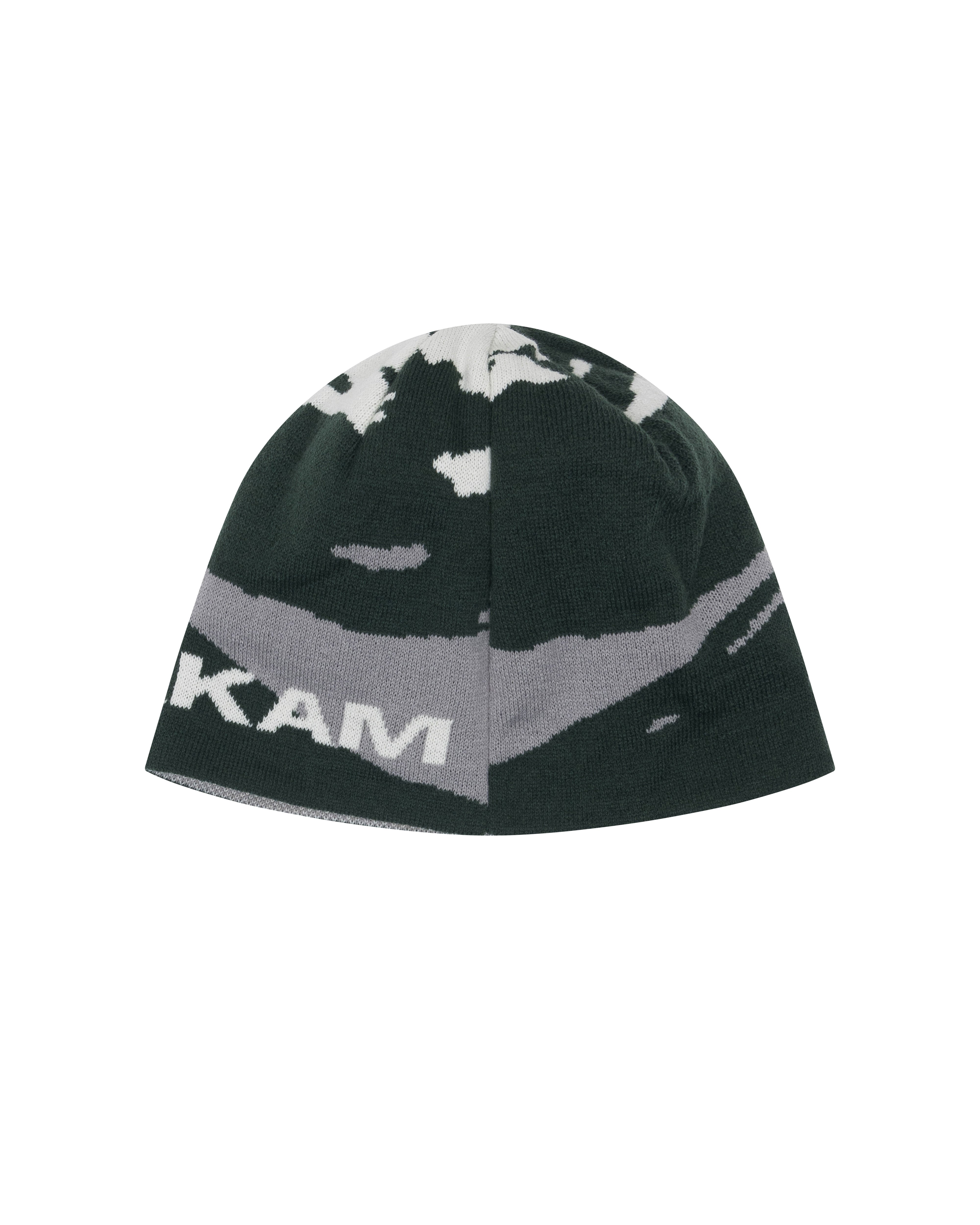 Volcano Jacquard Beanie (Green)