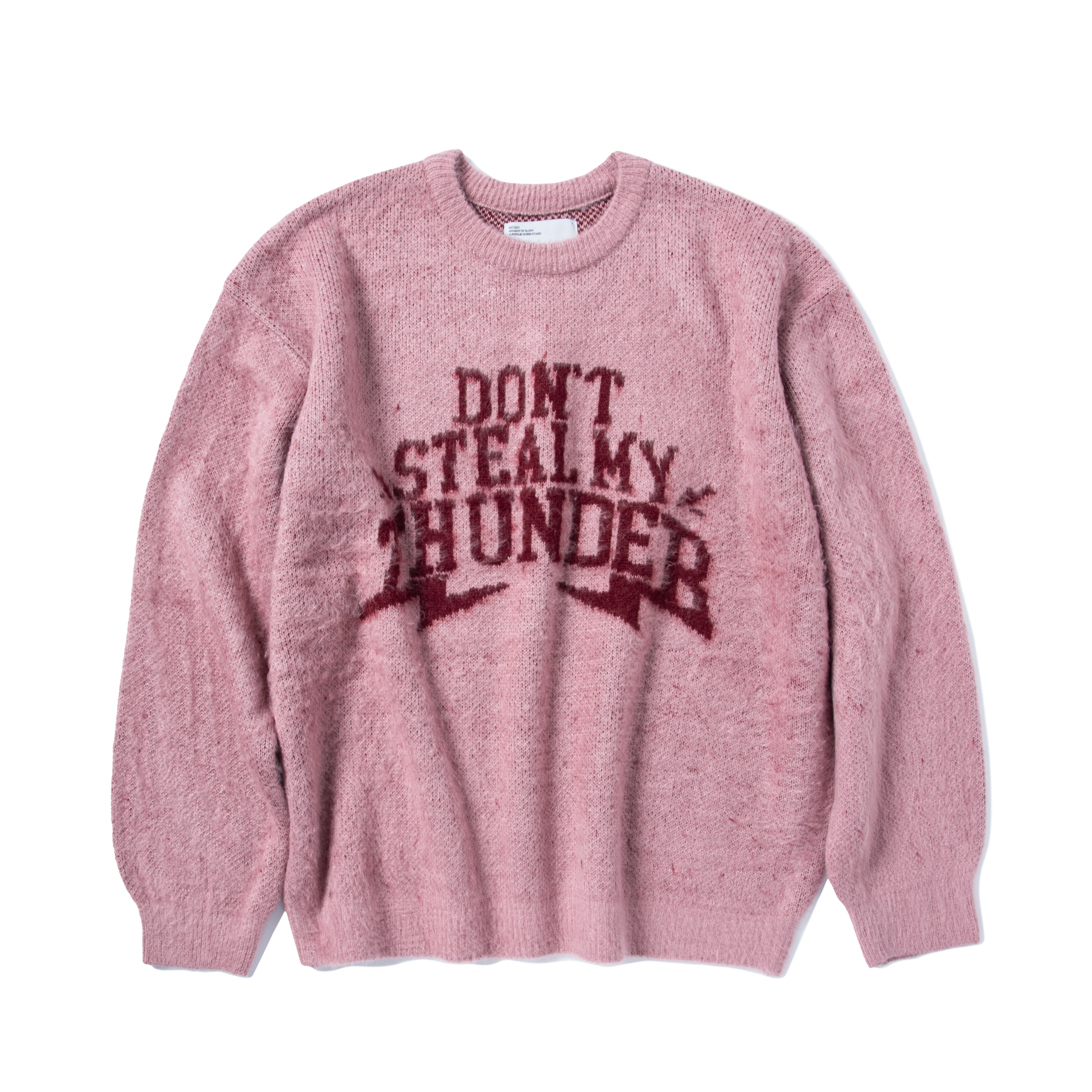 THUNDER BRUSHED KNIT - PINK