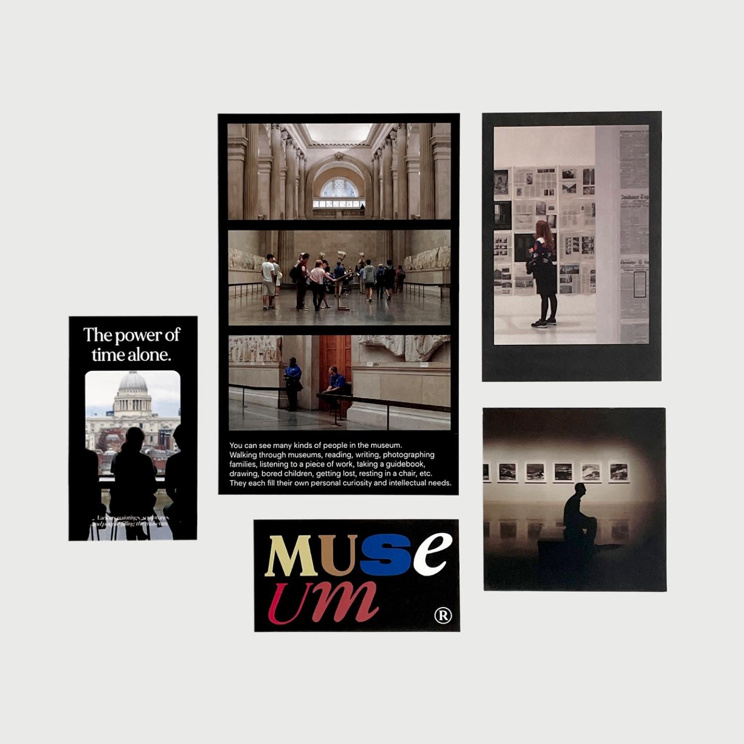 oab museum pack / scrap sticker set