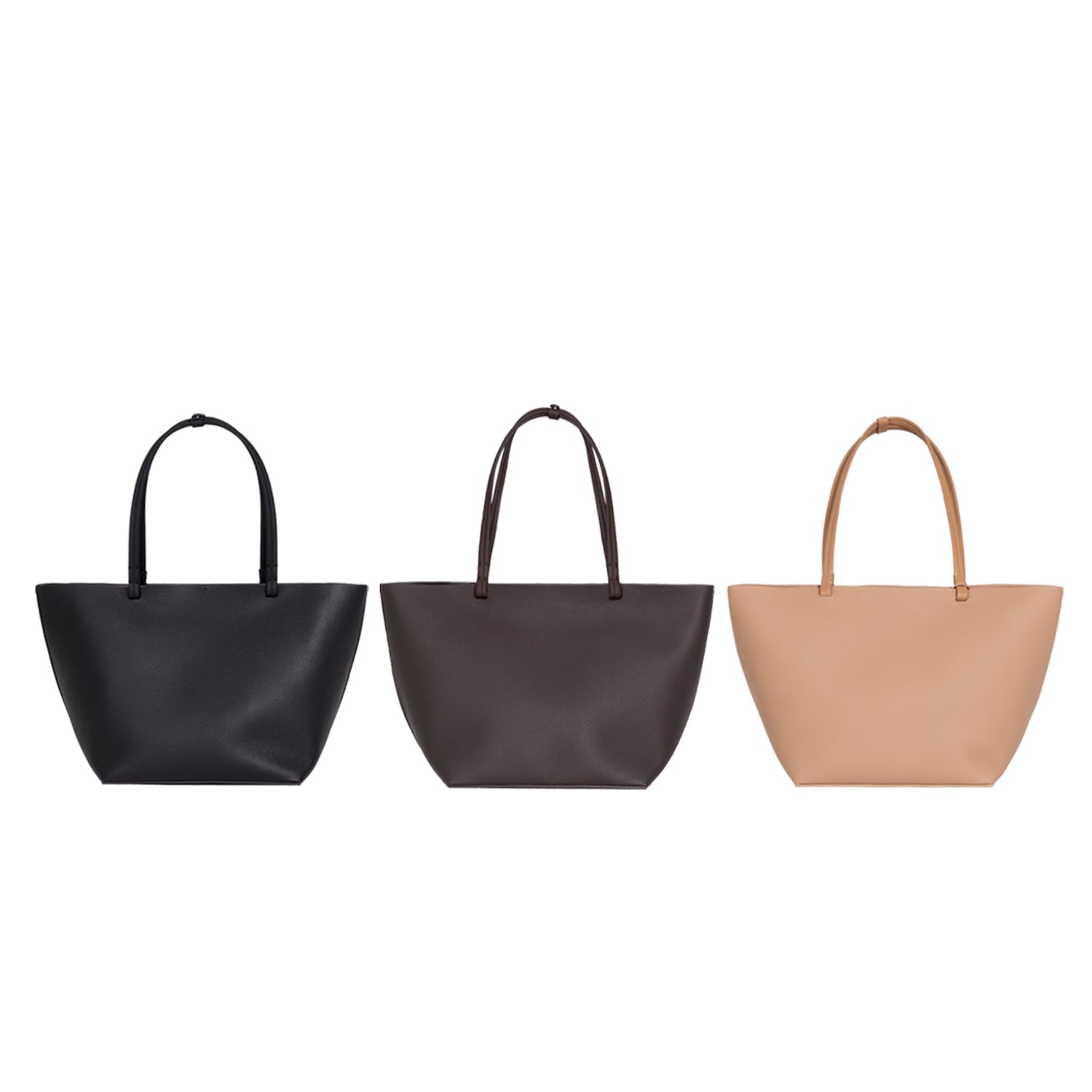 REAL LEATHER SHOPPER BAG