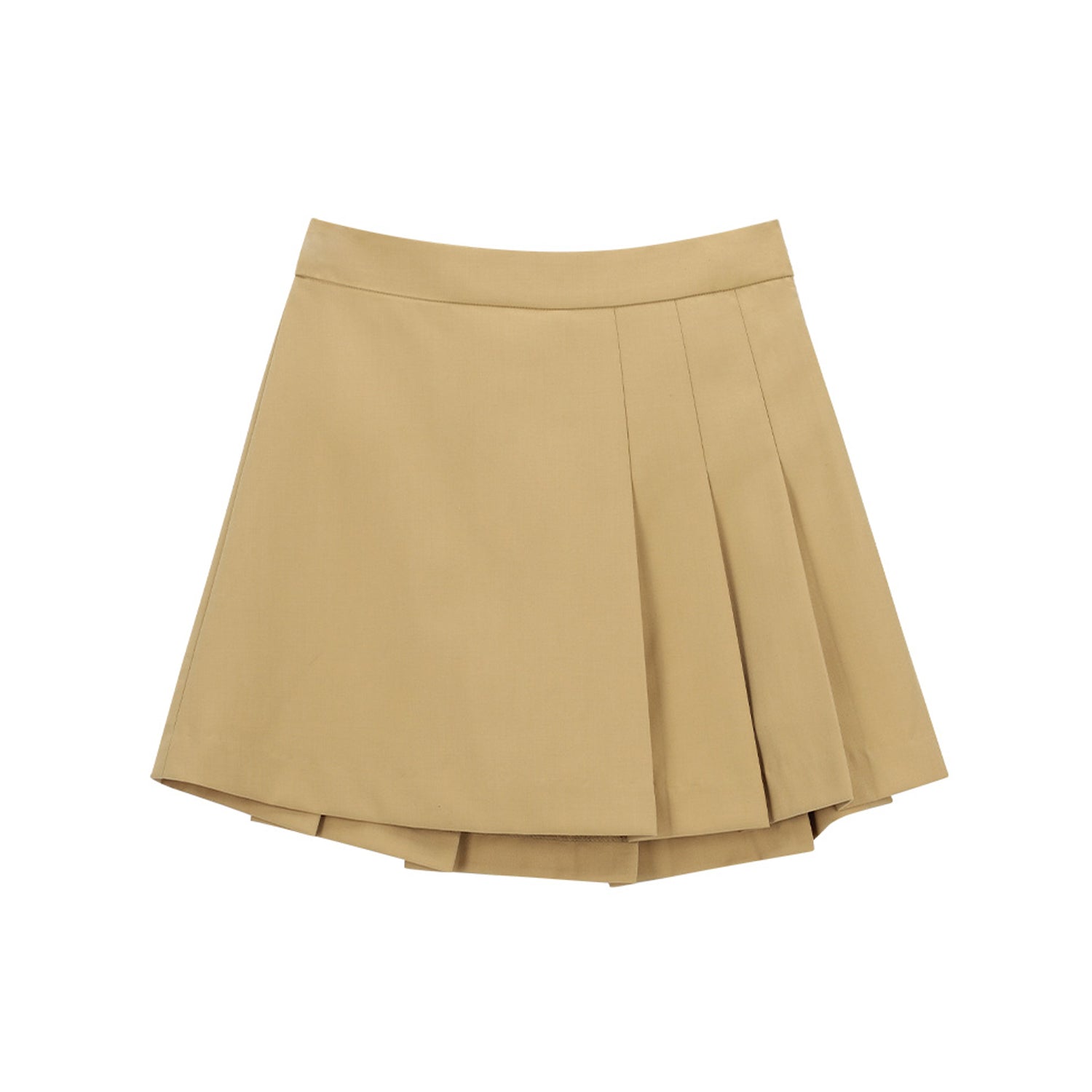 PLEATS PANTS SKIRT_BEIGE