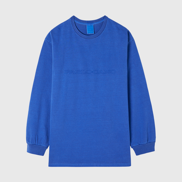 PABLO CANO N.BLUE LOOSE LS TSHIRT