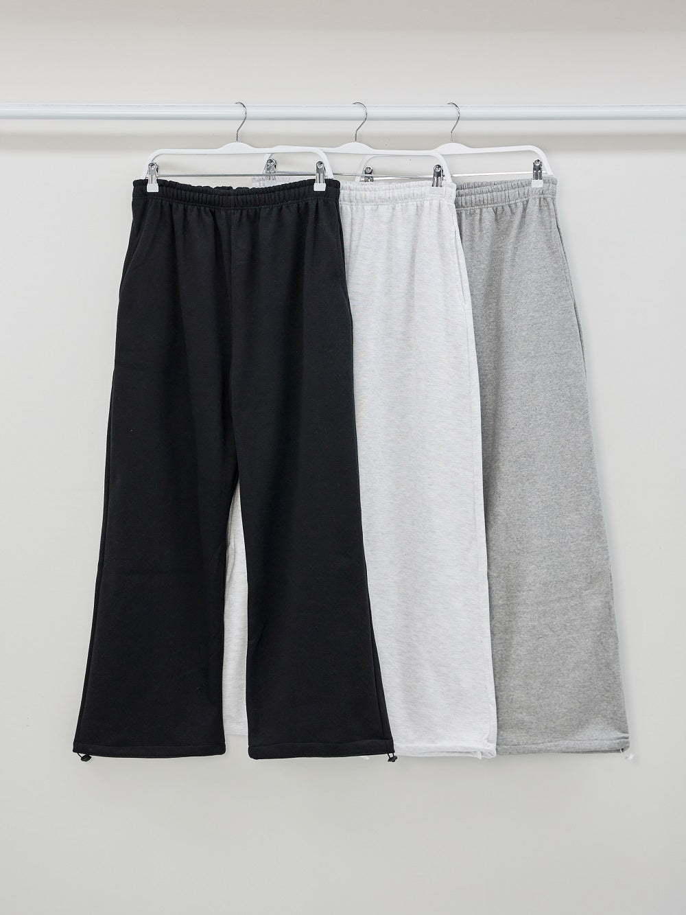 [기모] [Unisex] balloon wide banding pants (3color)