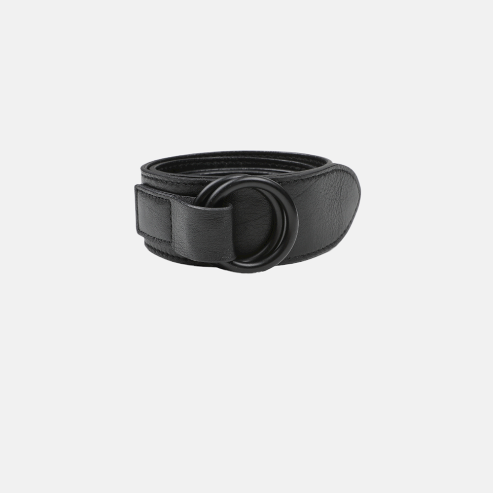 ASCLO Leather Two Ring Belt