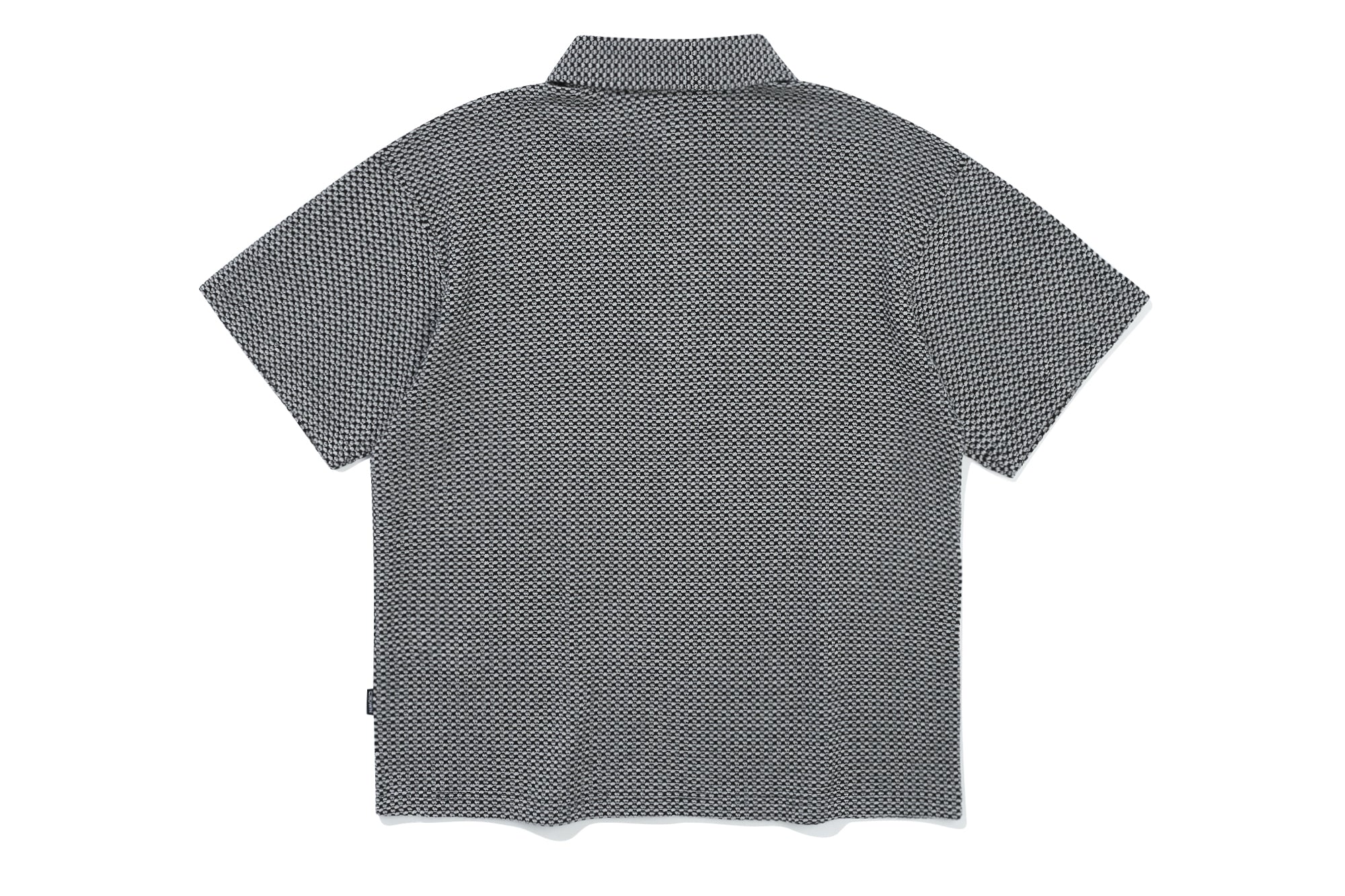 RECENT BUTTON KNIT POLO_BLACK