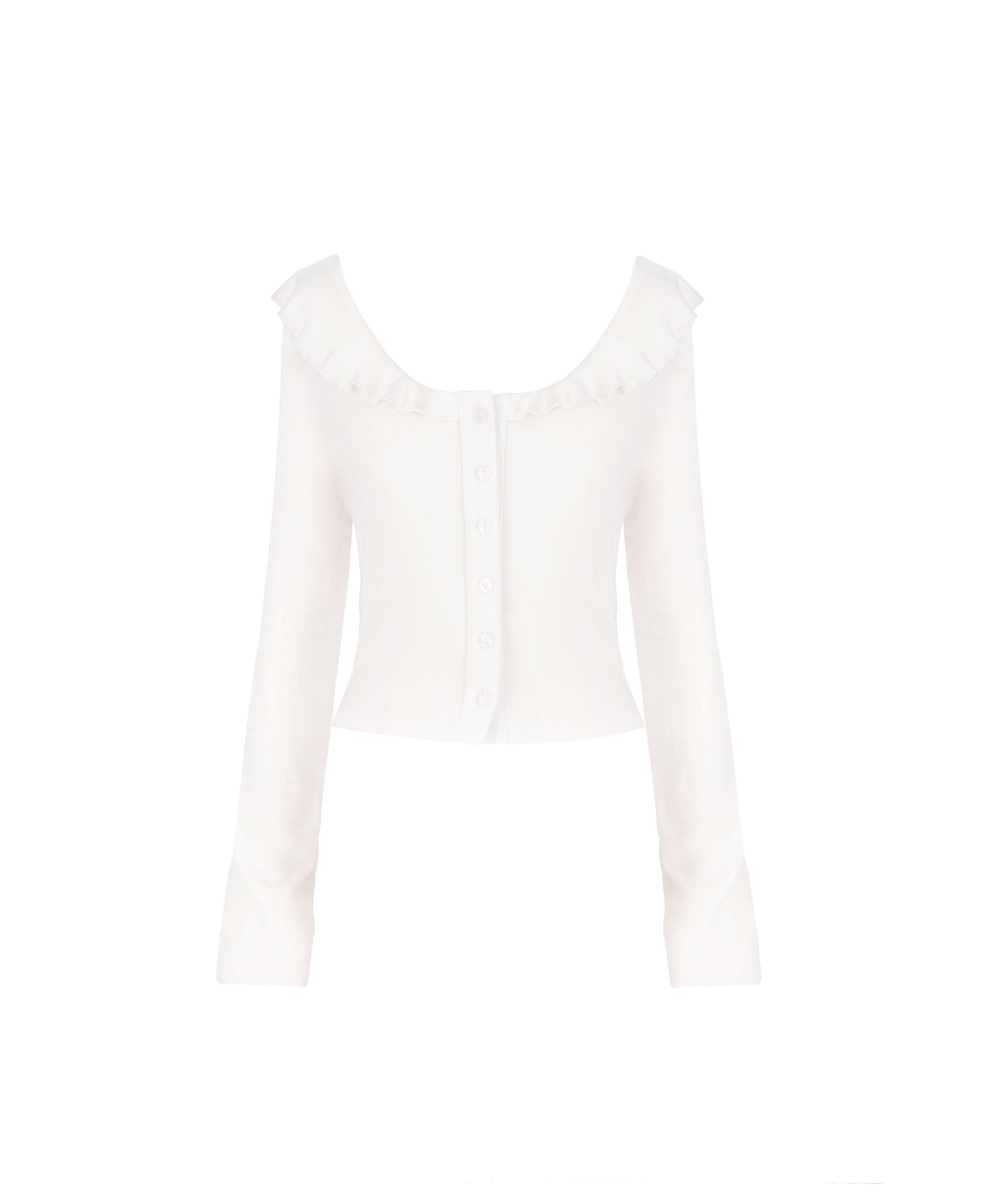 Milky Frill Top