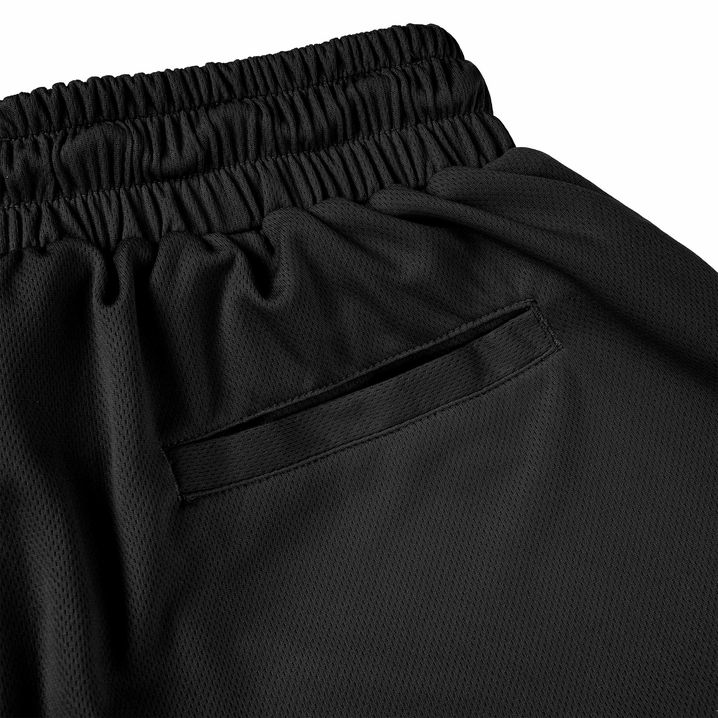 Logo Mesh Shorts - Black