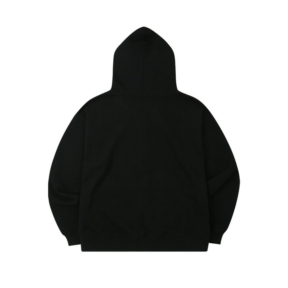 939 LOGO HOOD ZIP-UP (BLACK)