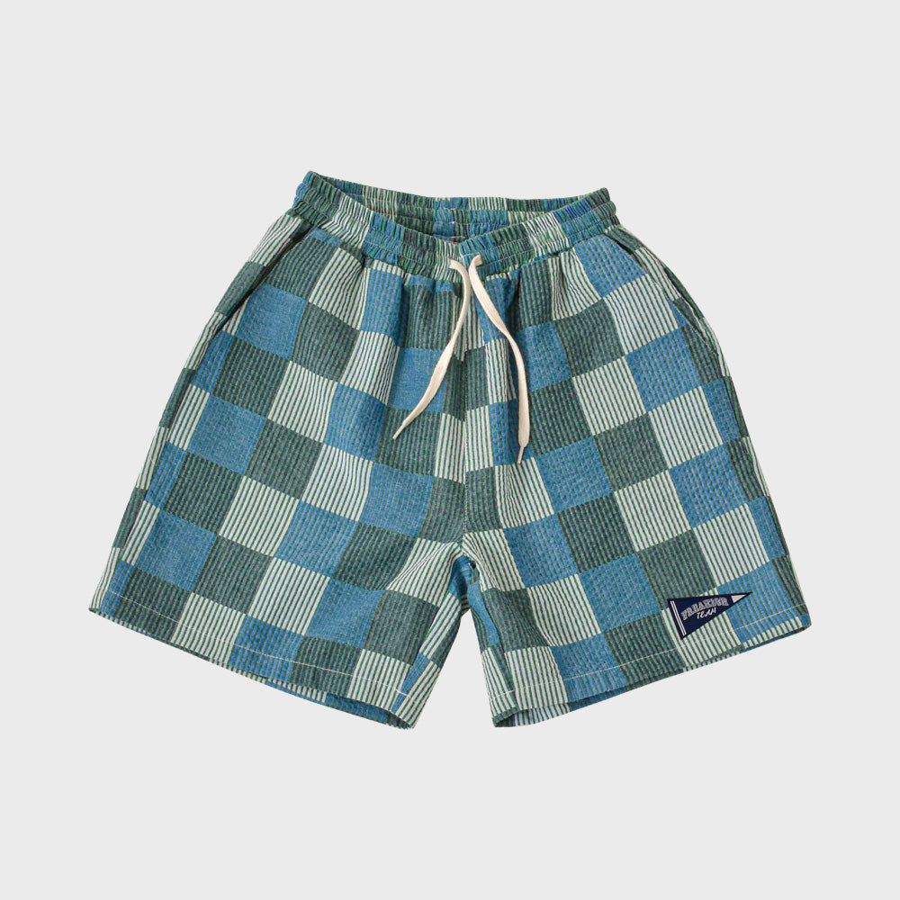 FLASHY DIRT SHORTS (BLUE)