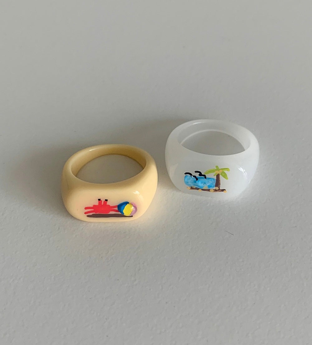 Color Drawing Rings (6 designs)