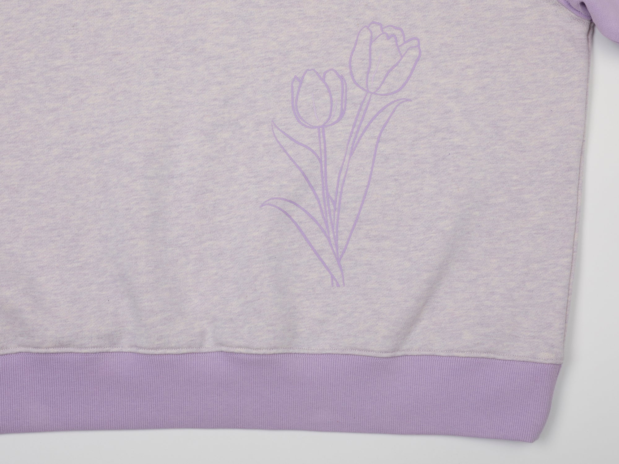 PEACE REGLAN OVER SWEATSHIRTS (PURPLE)