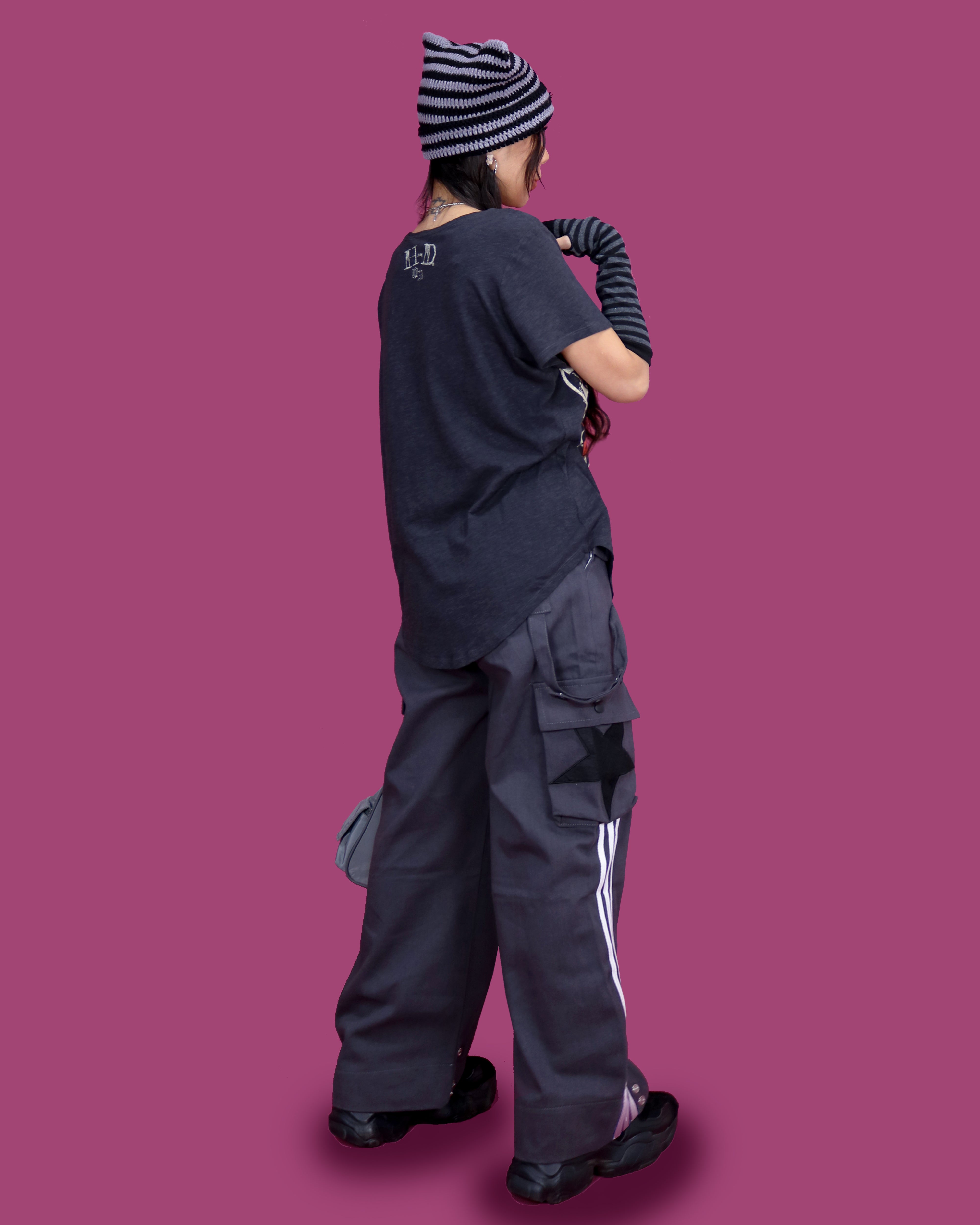 starpoint wide track pants (2color)