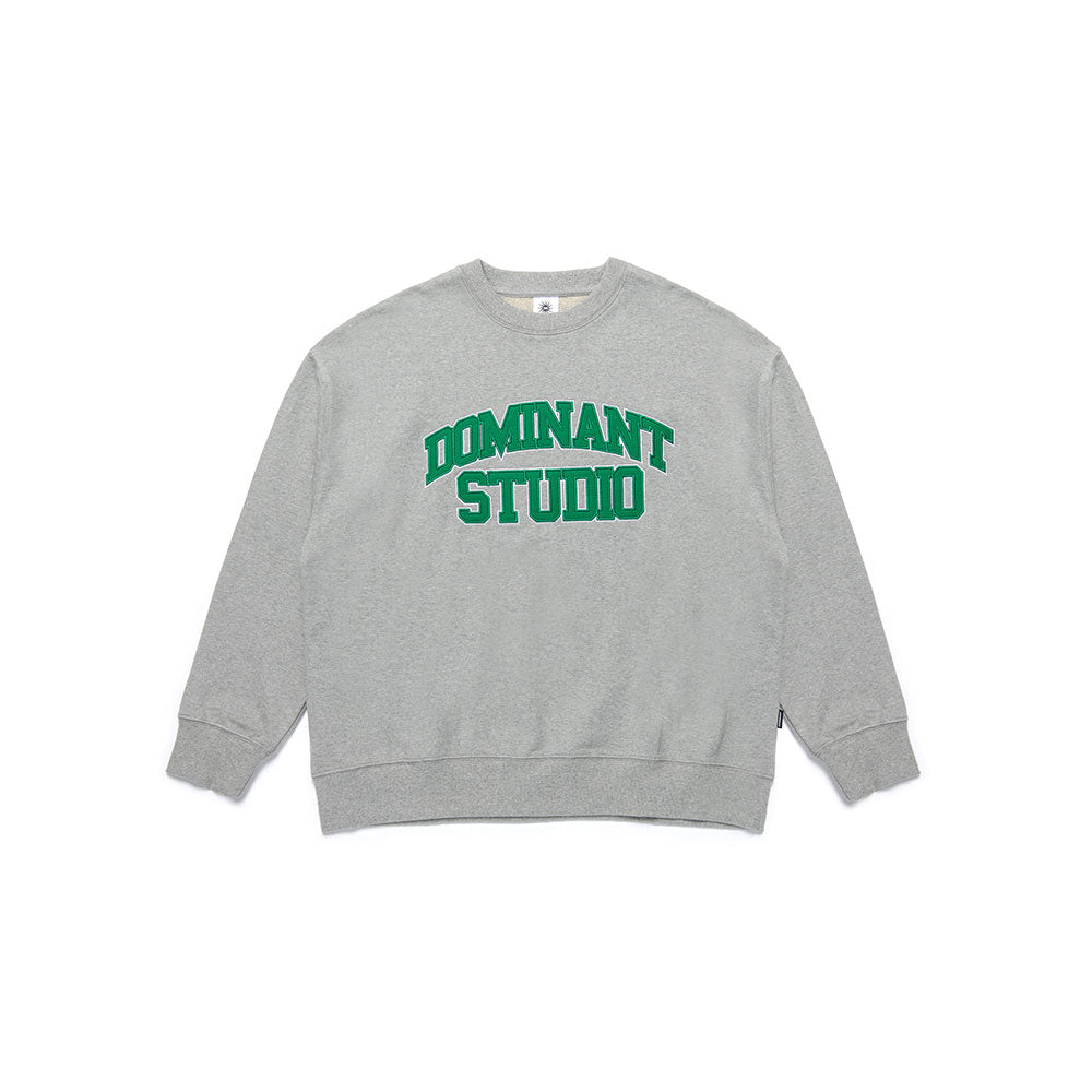 Studio Embroidery Overfit Sweatshirt MTM_Gray