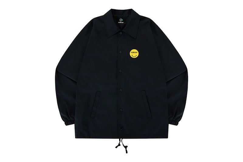 SMILE COACH JACKET (BLACK)