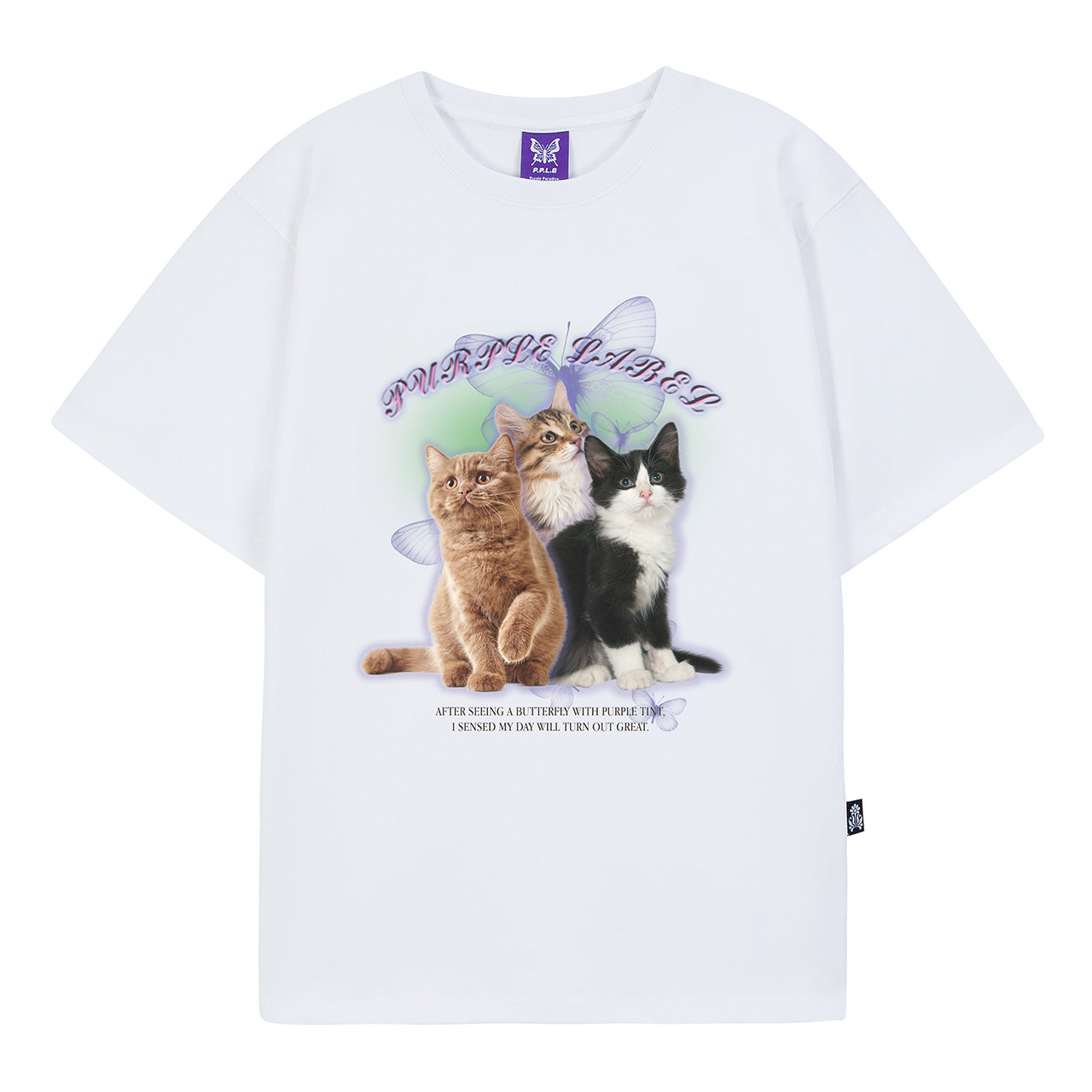 tint butterfly cats tee (PT0081-1)