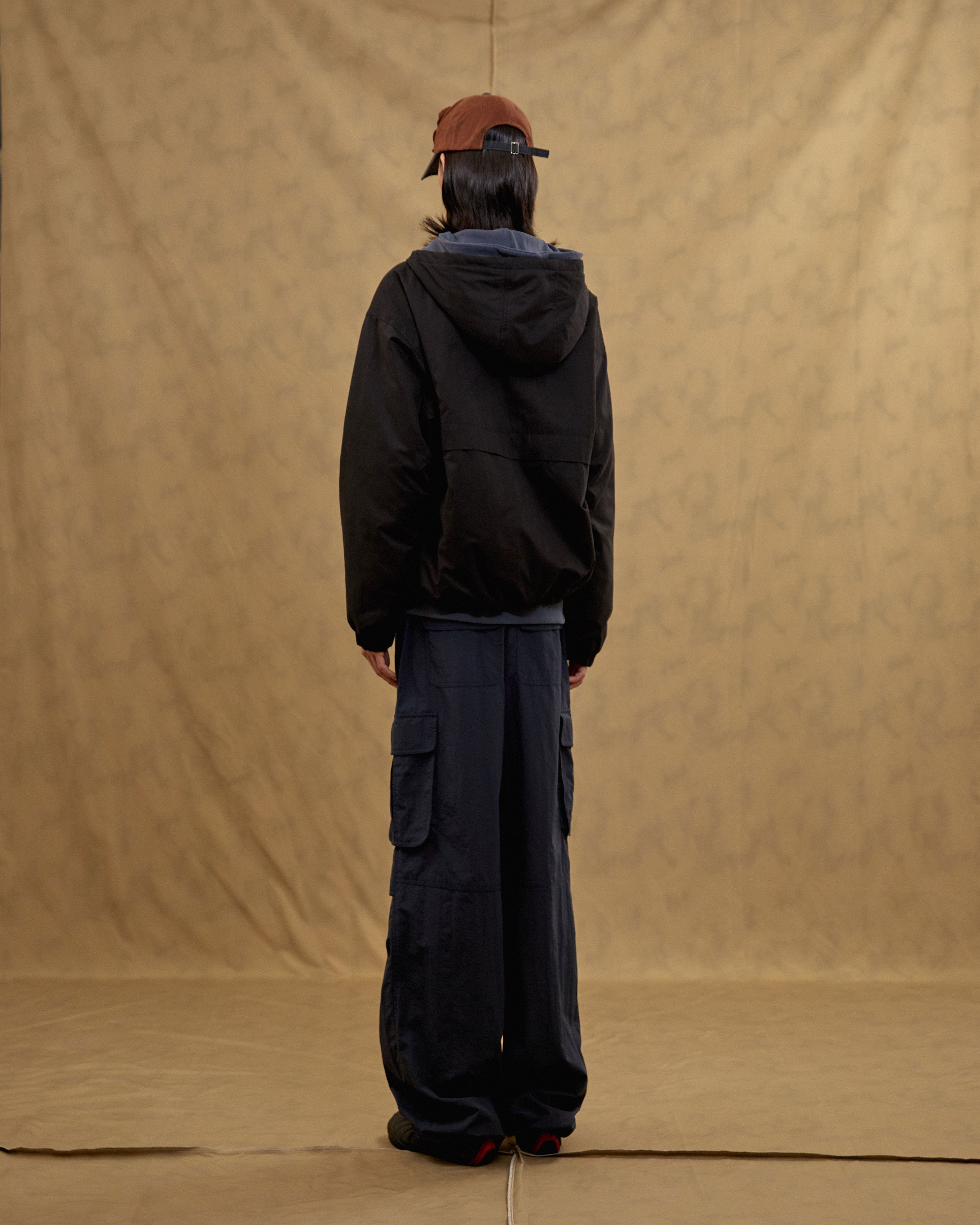 ◆AAKAM◆ Stretched Knee Slit Cargo Pants Navy MUSINSA | AAKAM Stretched Knee Slit Cargo Pants (Navy)