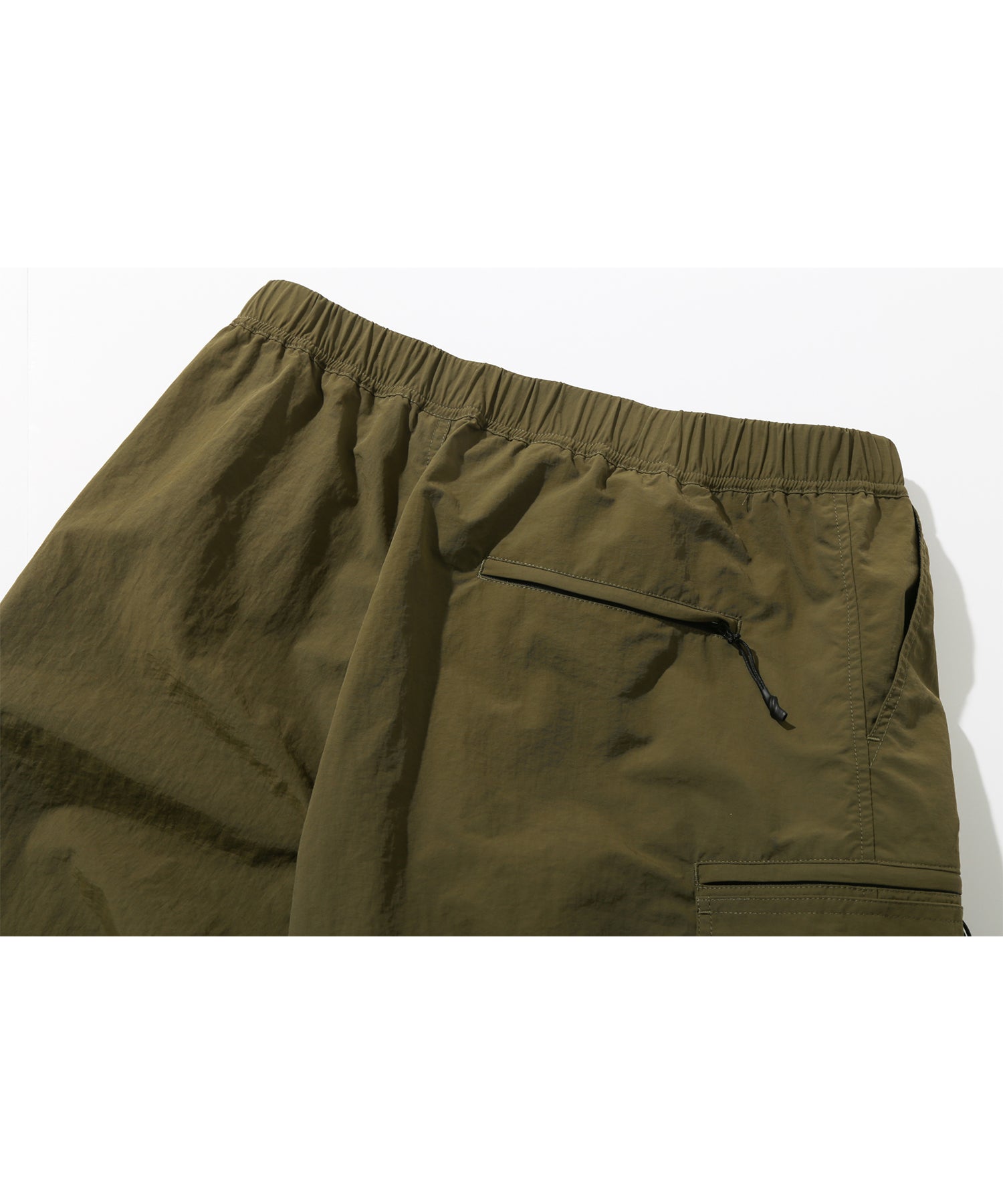 Multi Pocket Cropped Pants (Khaki)