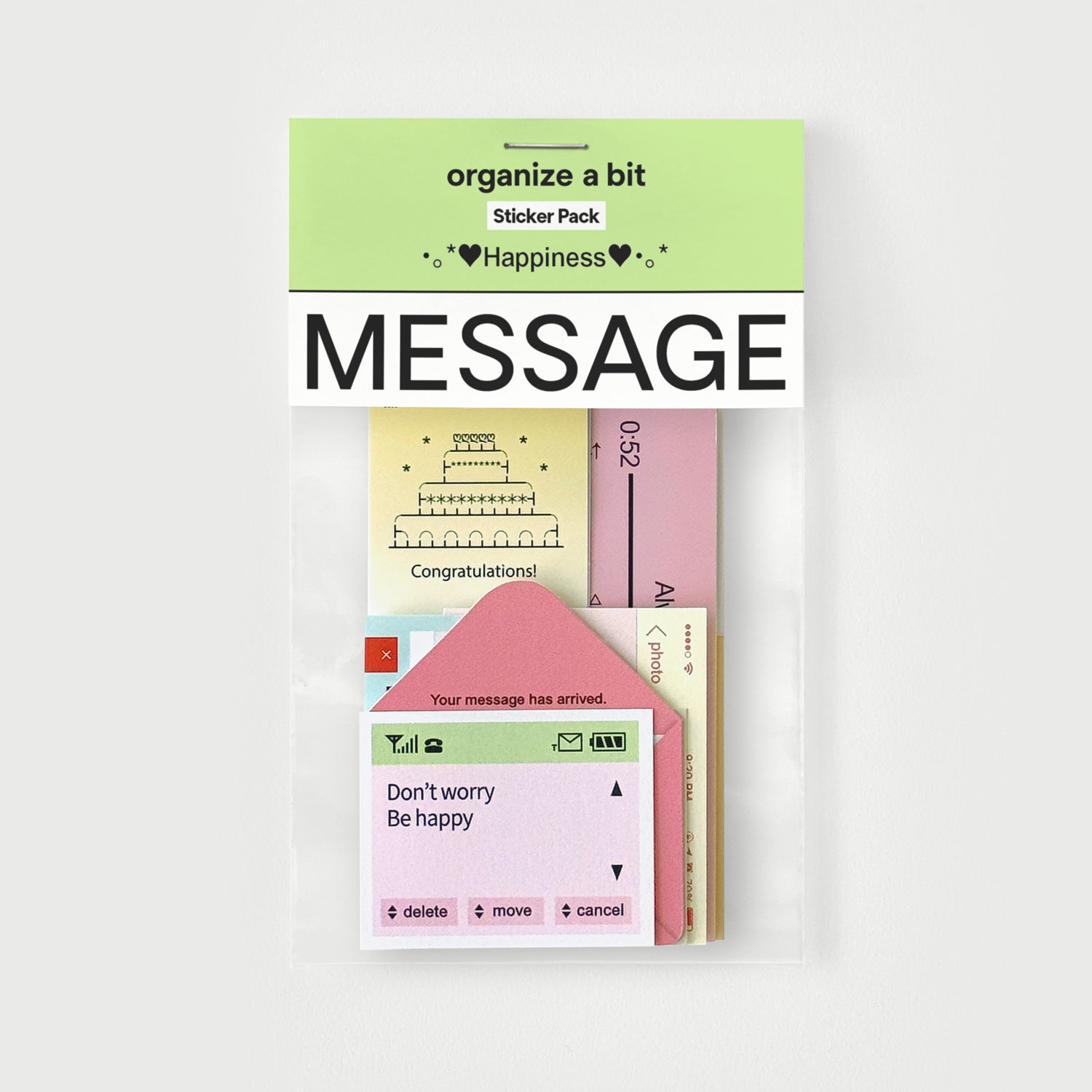 oab message pack / scrap sticker set