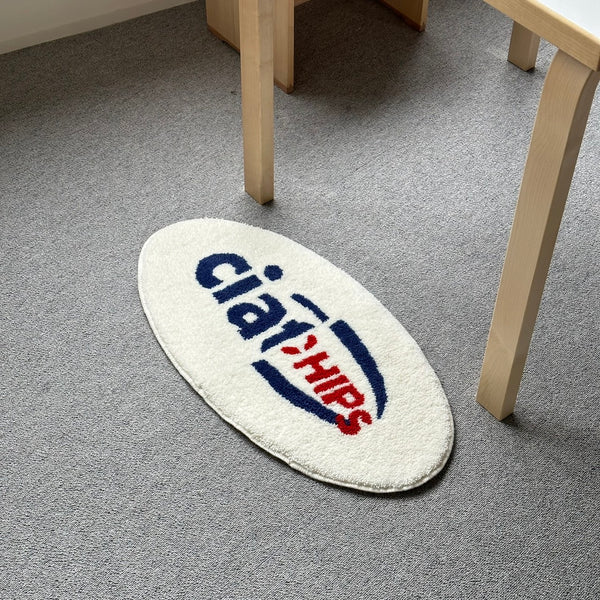 ciatre × MCnCHIPs® logo rug