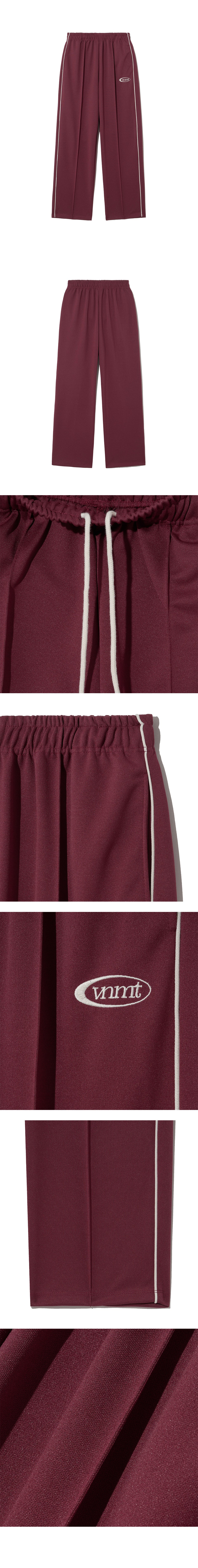 Sport logo track pants_wine