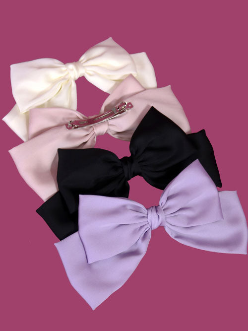 lovely big ribbon hairpin (4 color)