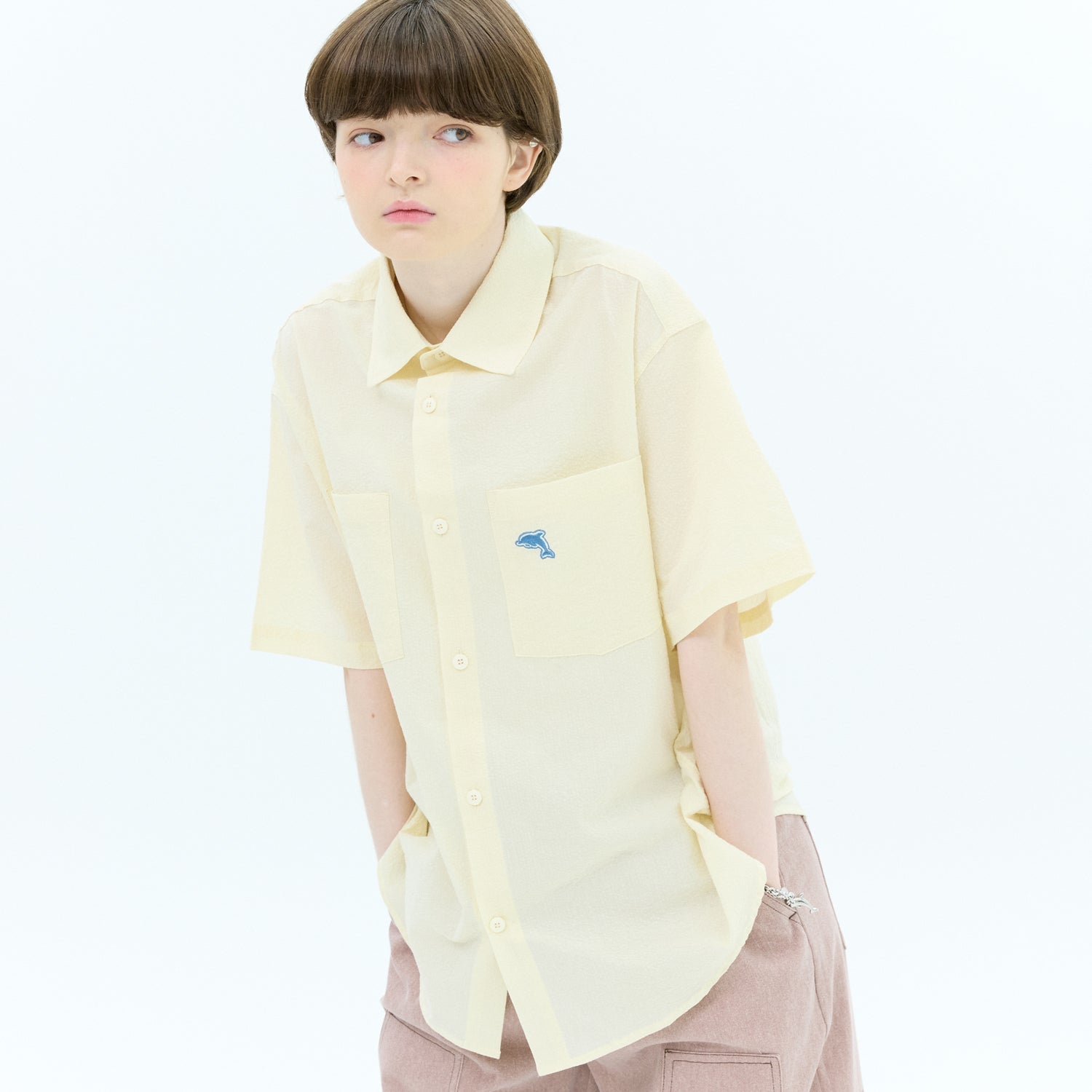 millo 】ミニマリストディテールシャツ / Minimalist Daily Shirts-