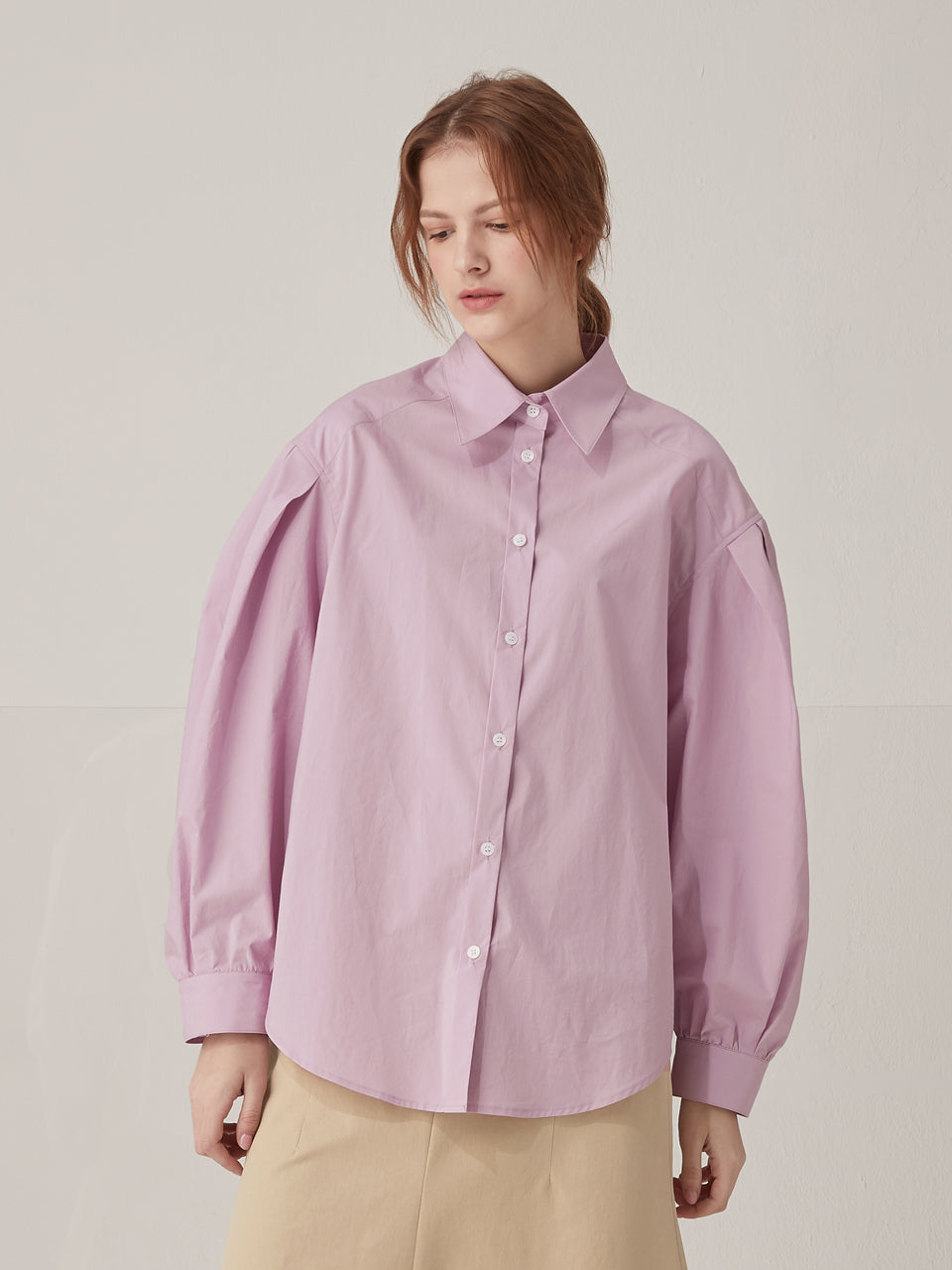 Volume oversized shirts