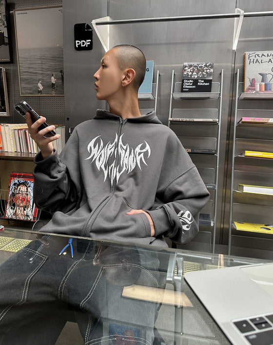 パーカー・フーディ No.1200 pigment UQ hood ZIP-UP (4color) No.1200 pigment UQ hood ZIP-UP (4color) - HOLY IN CODE | 60