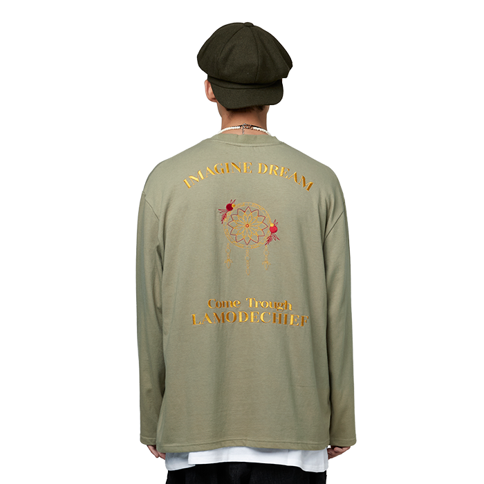 21SS DREAM CATCHER LONG SIEEVES (khaki)